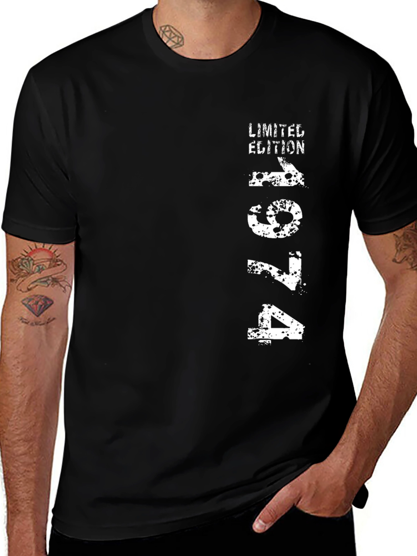 Limited Edition 1974 Graphic Tee - Black