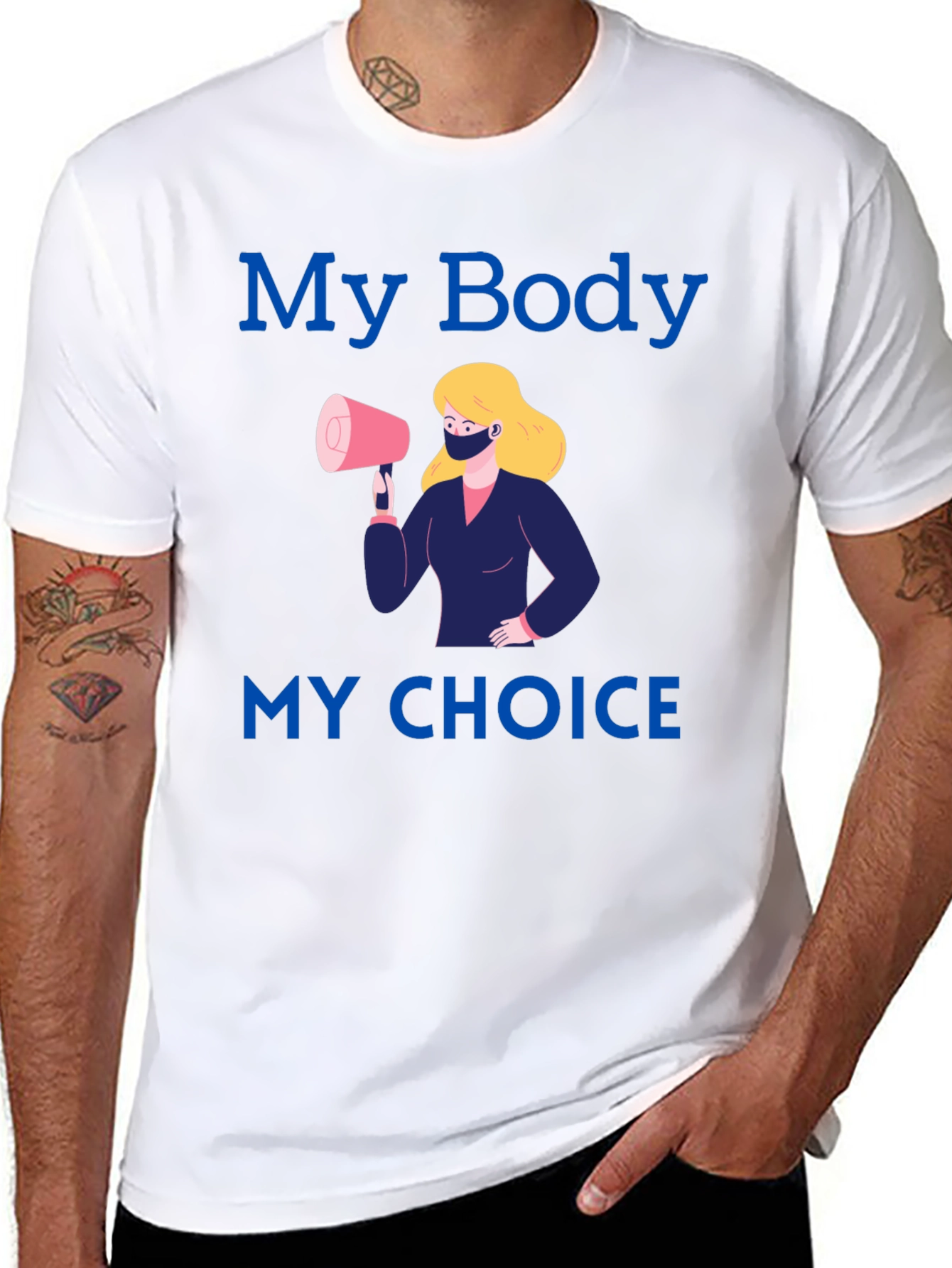 My Body My Choice T-Shirt - Pro Choice Advocacy