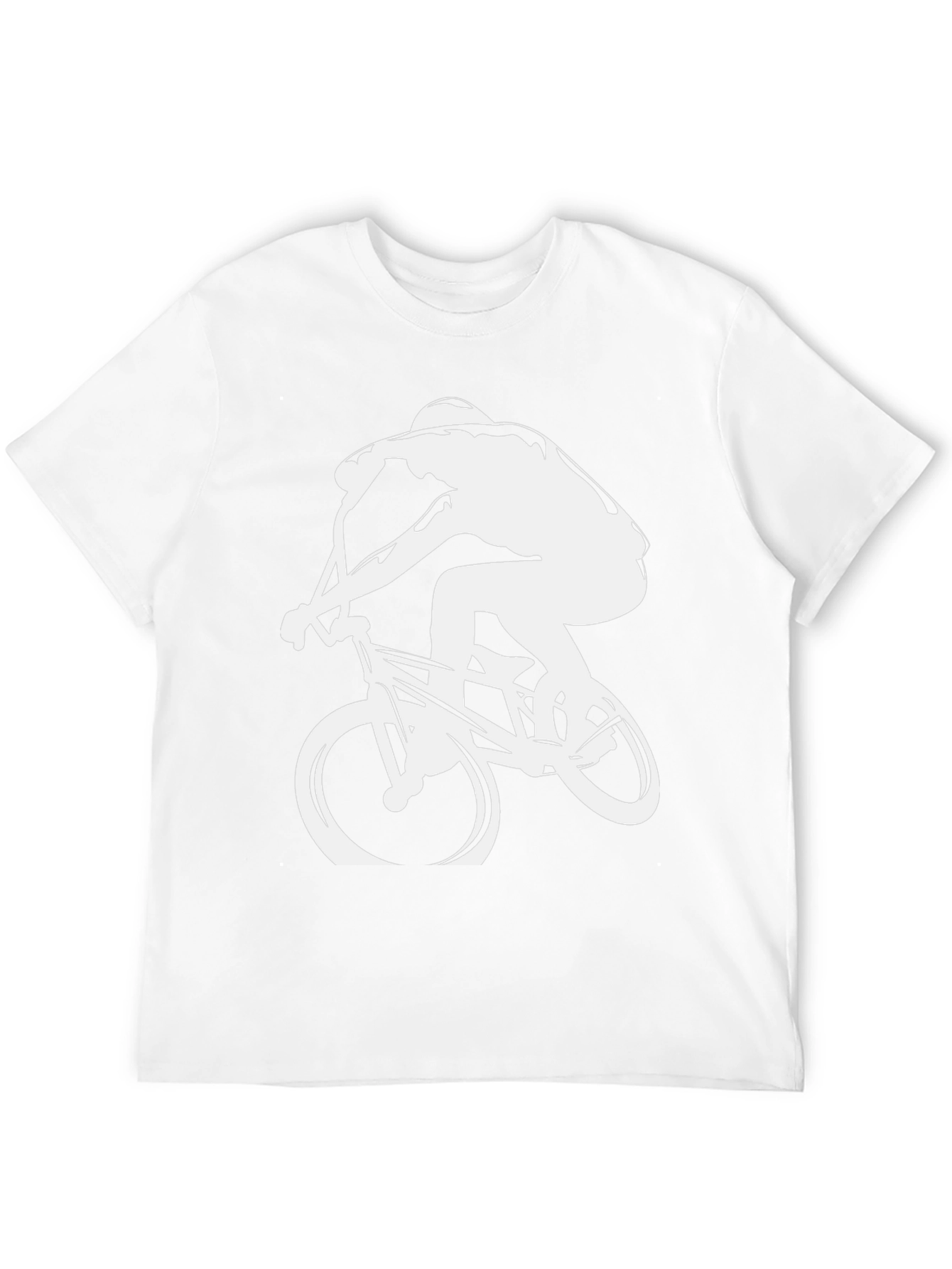 BMX Rider Graphic Tee - Black Casual T-Shirt