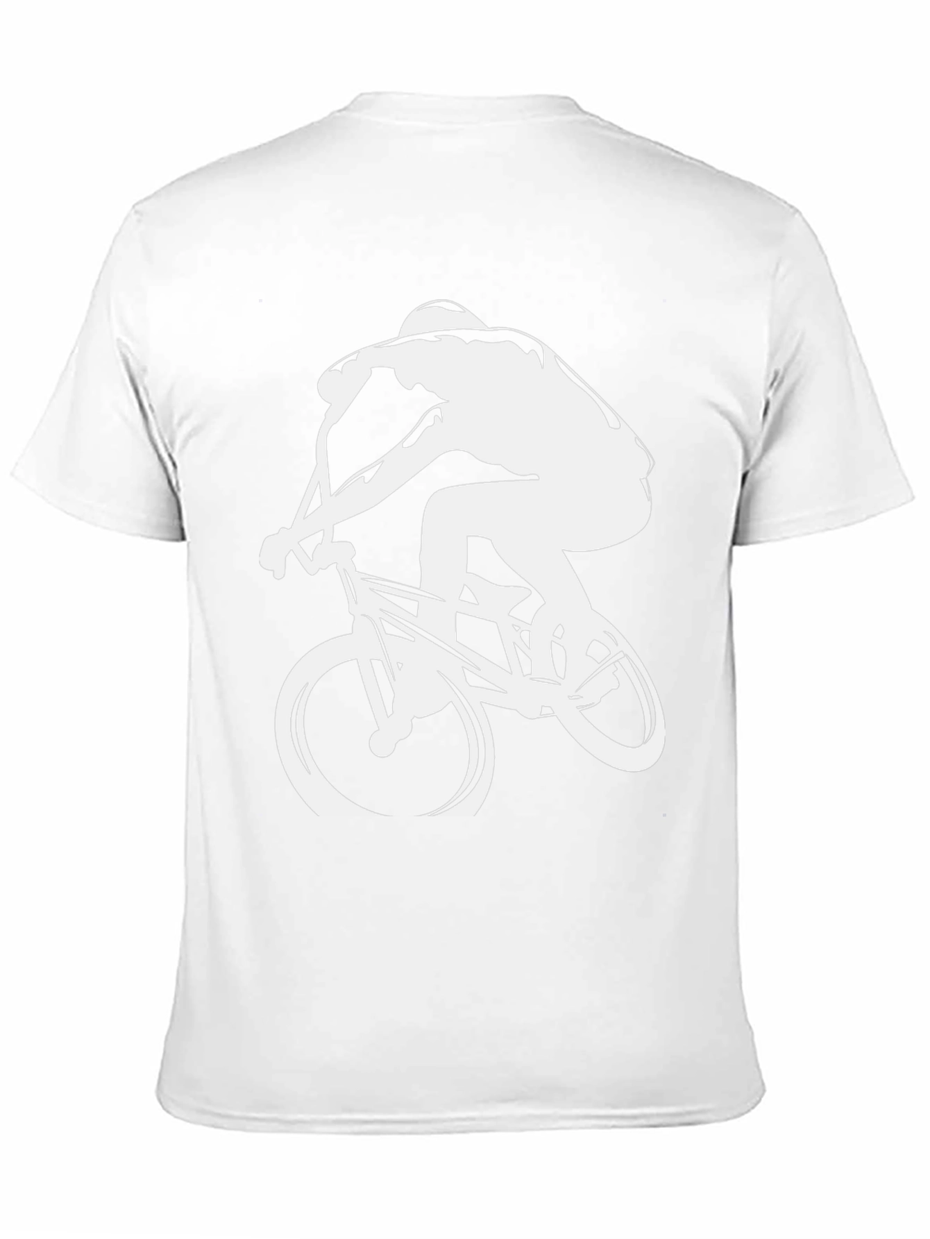 BMX Rider Graphic Tee - Black Casual T-Shirt