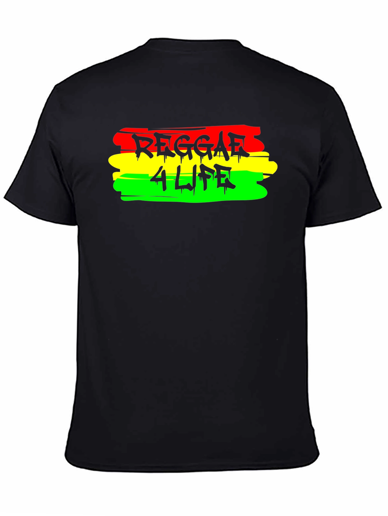 Reggae 4 Life Black T-Shirt