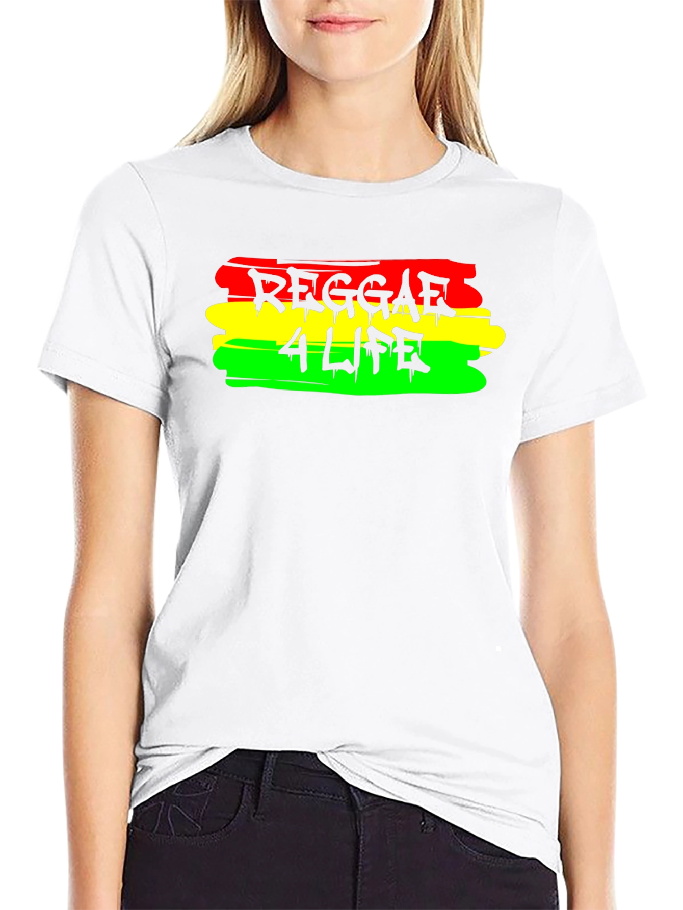 Reggae 4 Life Black T-Shirt