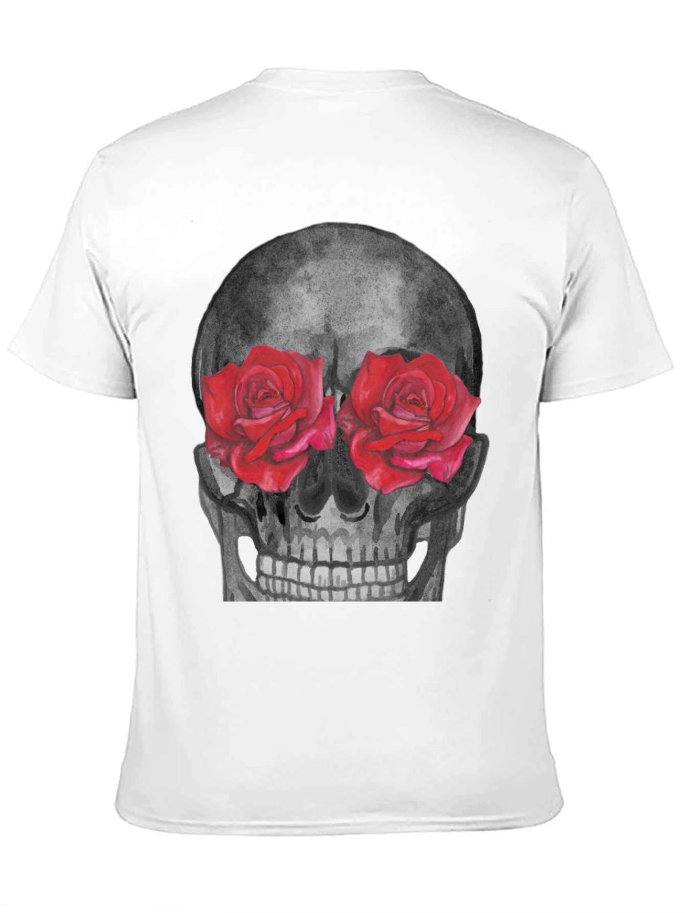 Skull & Roses Graphic Tee - Unique Design