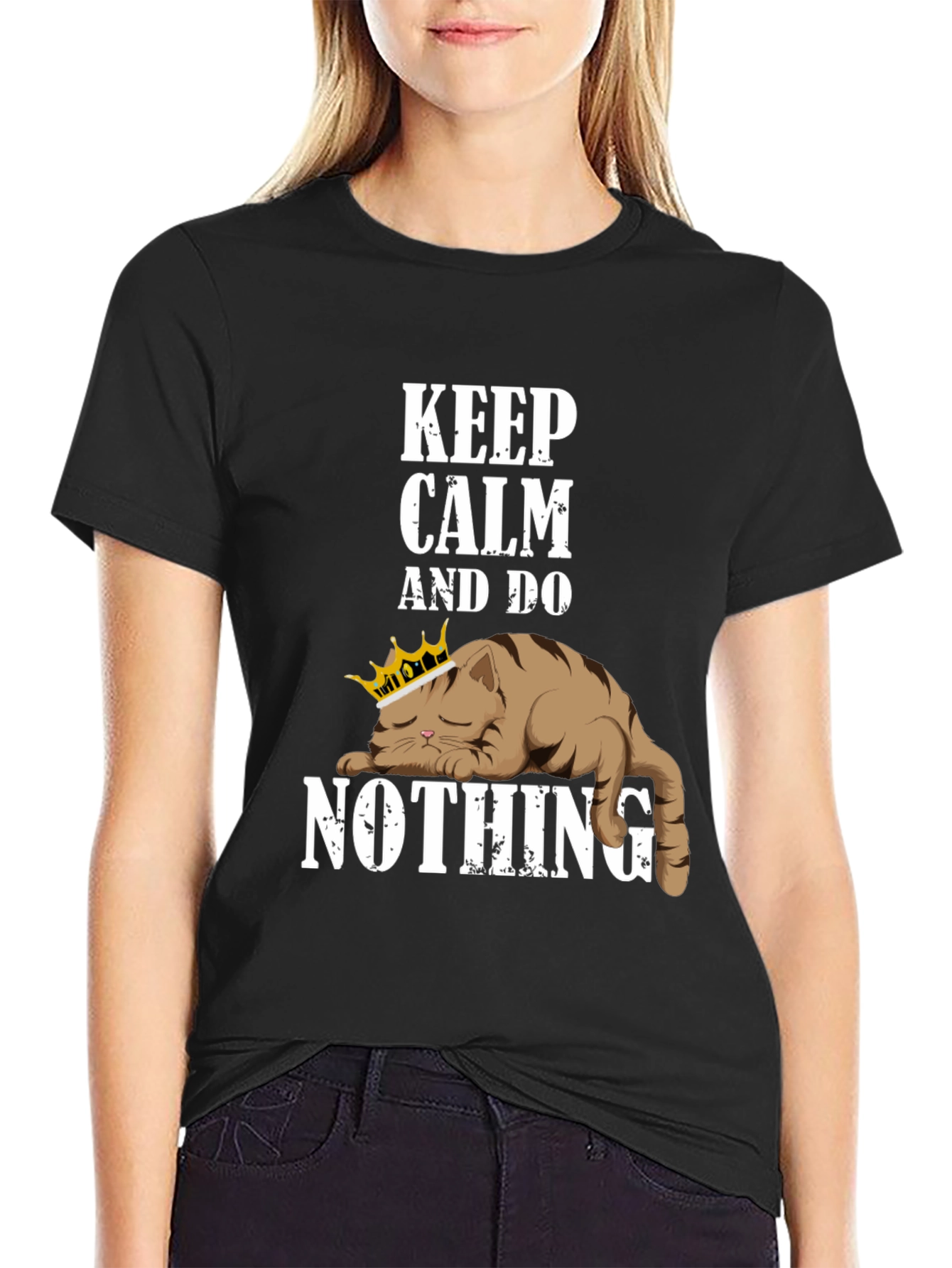 Keep Calm Cat T-Shirt