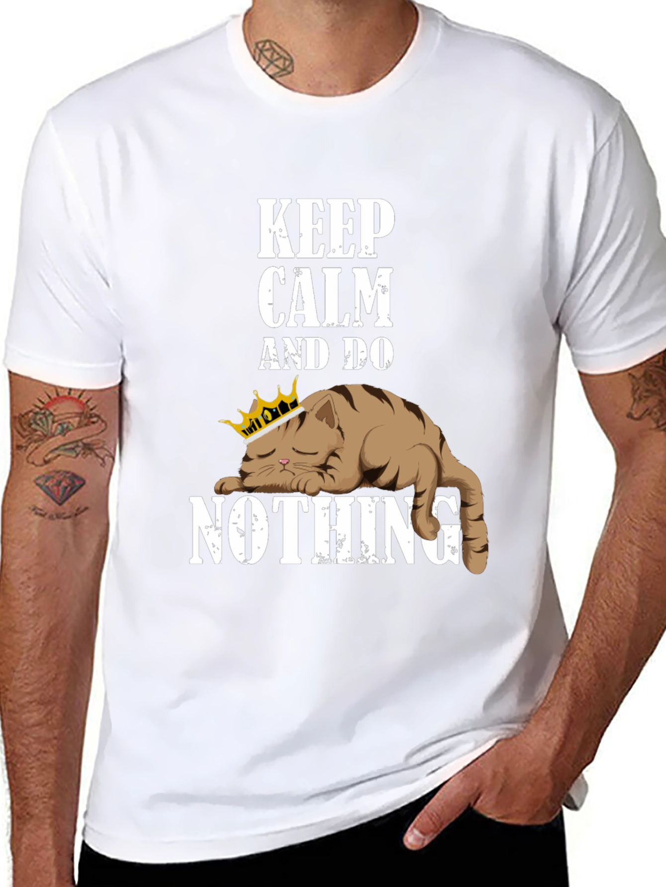 Keep Calm Cat T-Shirt