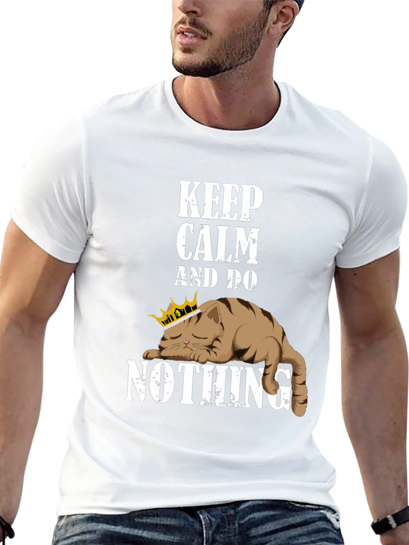 Keep Calm Cat T-Shirt