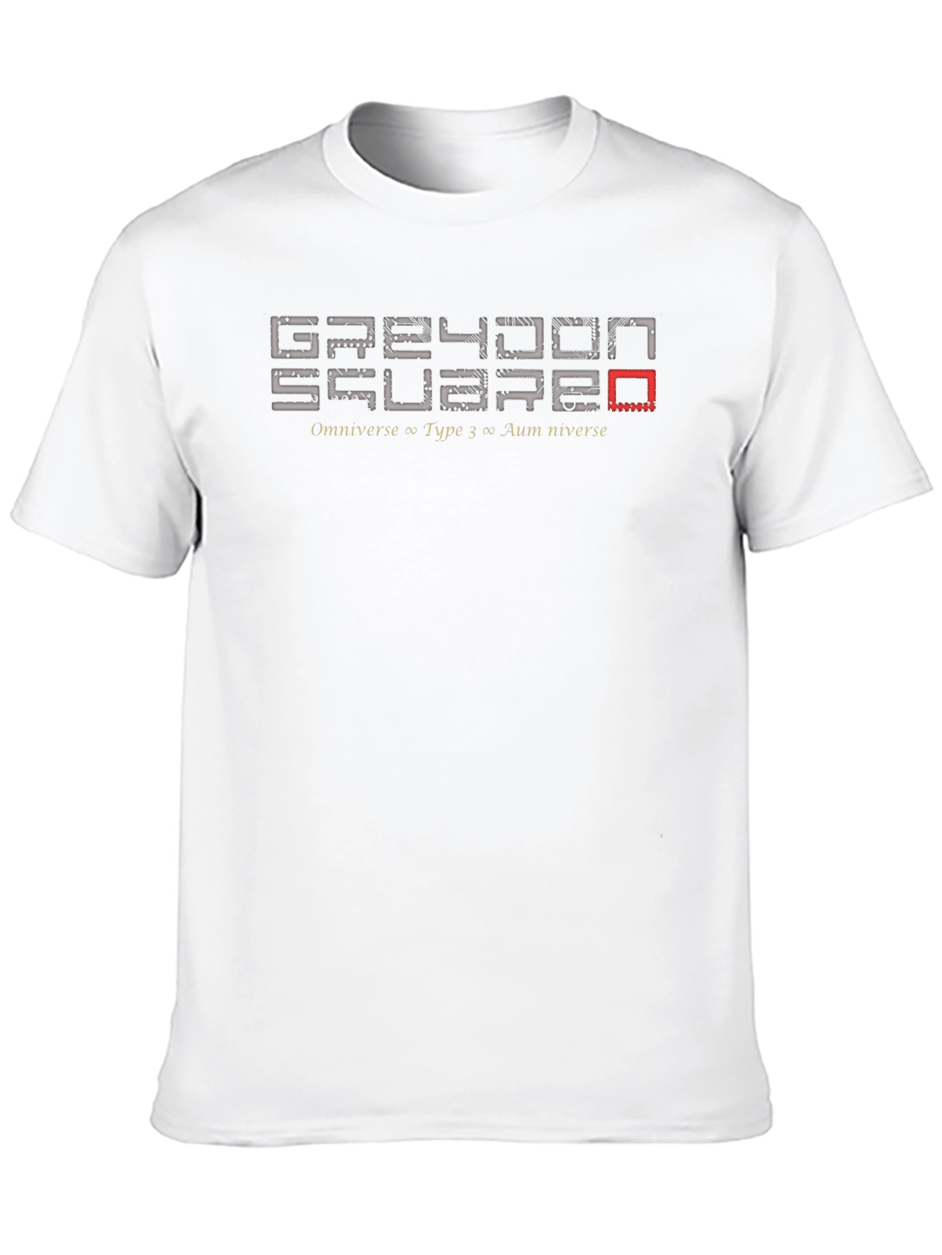 Graydon Square Black T-Shirt: Tech Style