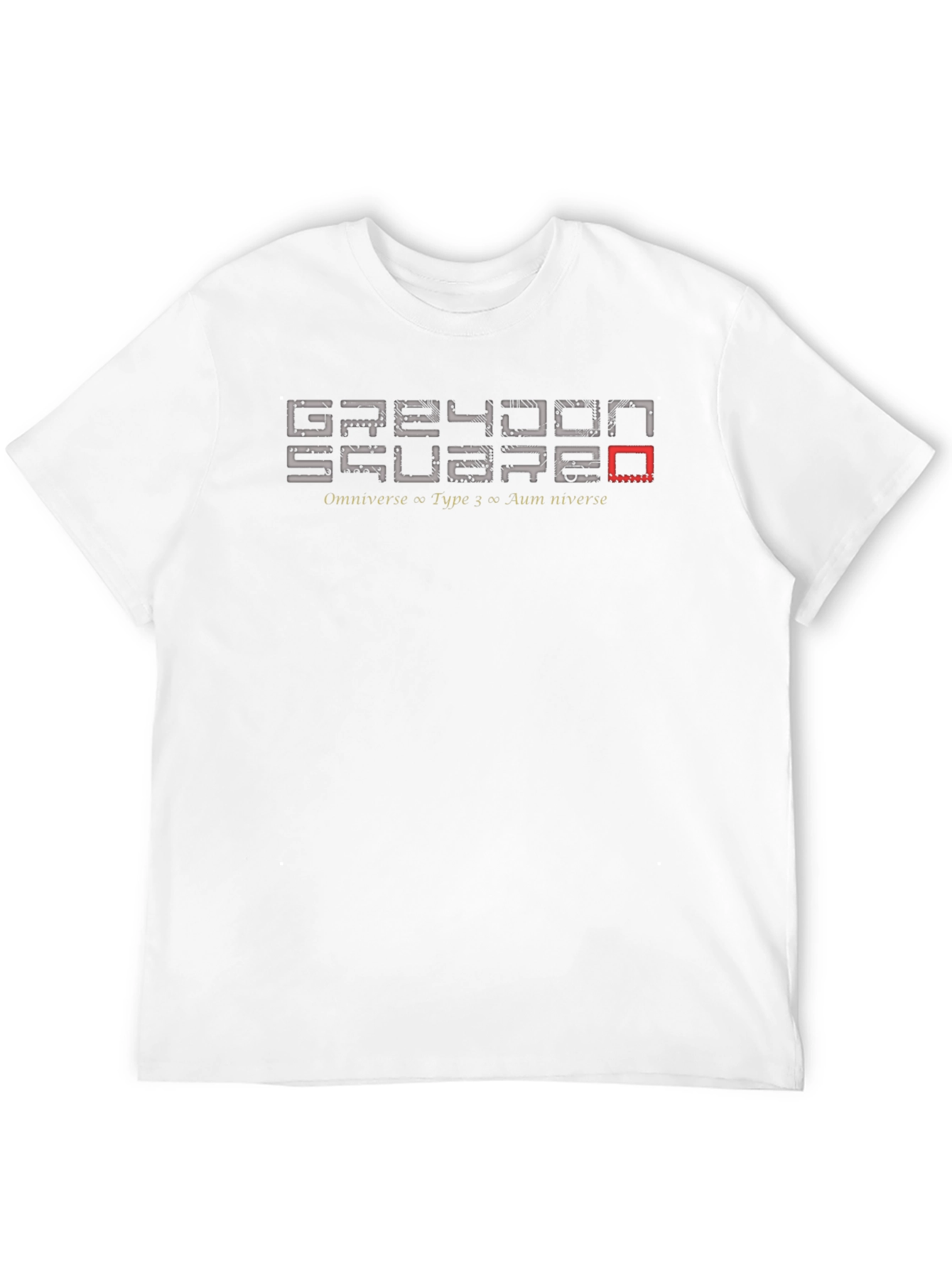 Graydon Square Black T-Shirt: Tech Style