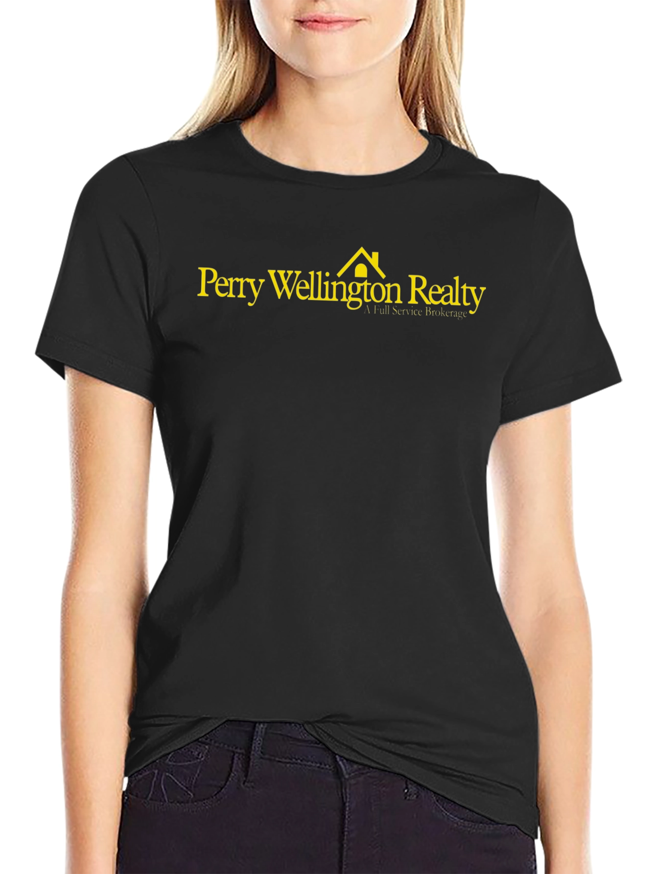 Perry Wellington Realty Black T-Shirt