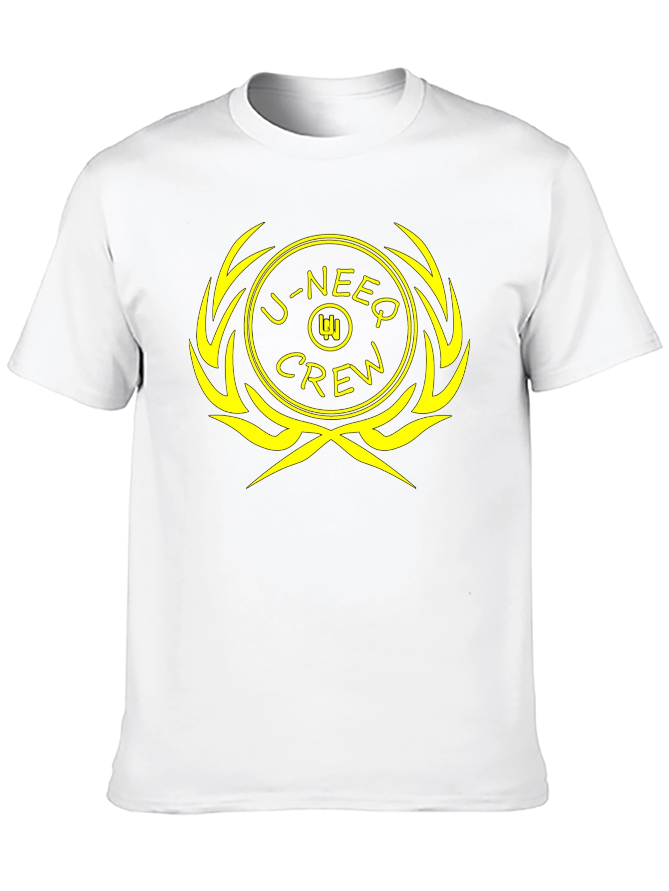 U-NEEQ Crew Black Graphic T-Shirt