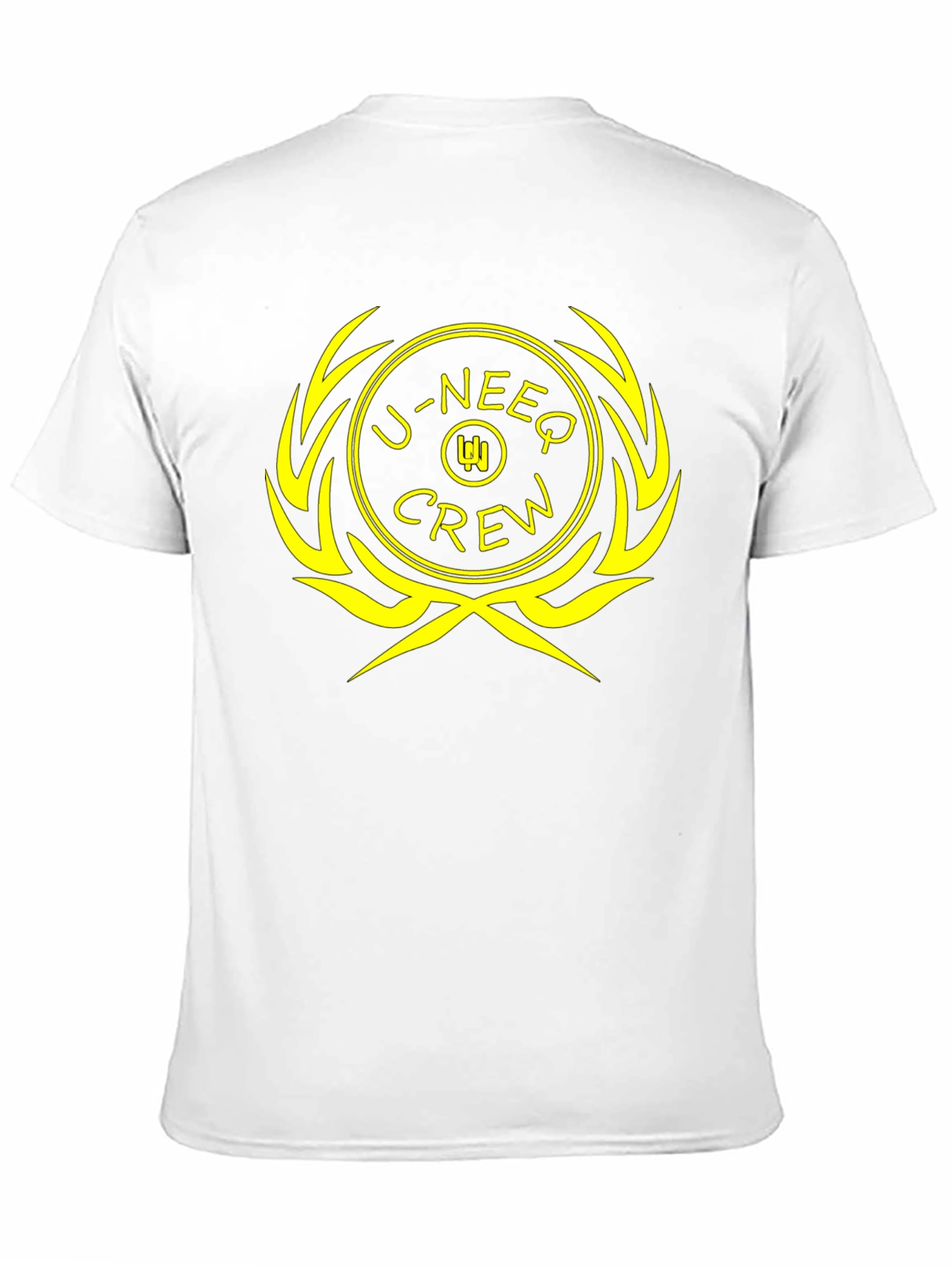 U-NEEQ Crew Black Graphic T-Shirt