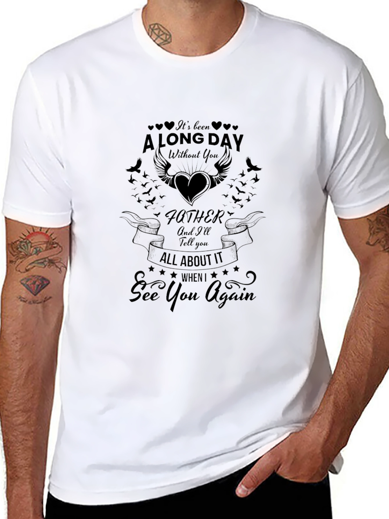 Memorial Father T-Shirt -  See You Again Design