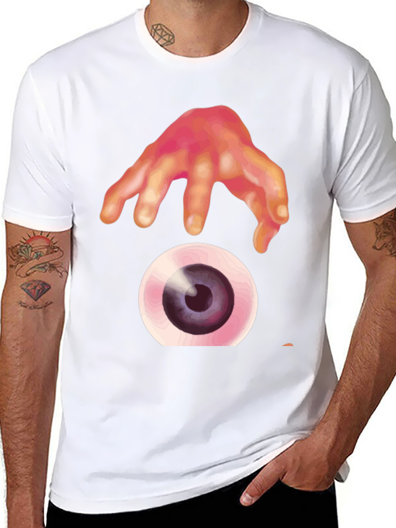 Eye See You Graphic T-Shirt - Creepy Cool Design