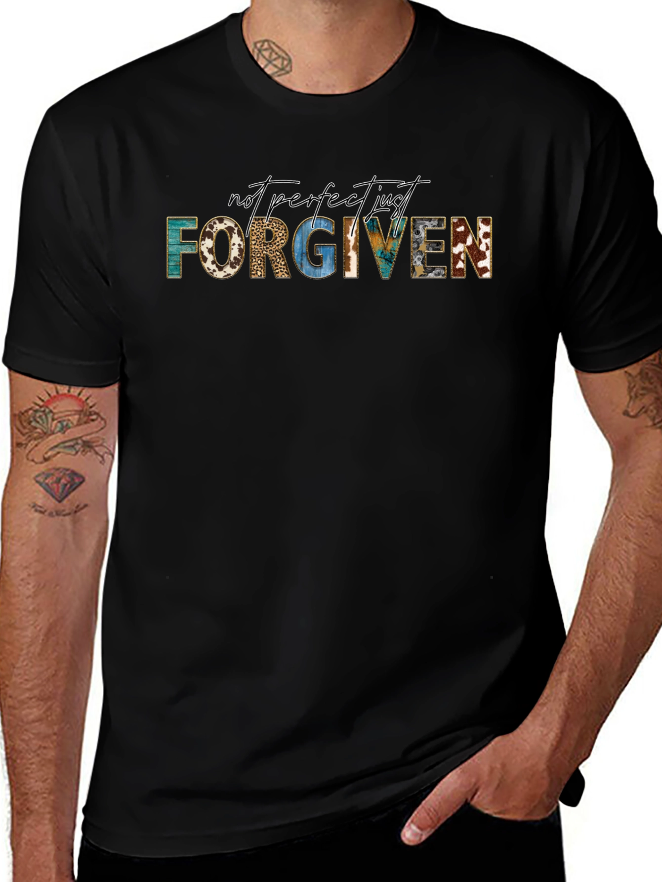 Not Perfect Just Forgiven Graphic Tee