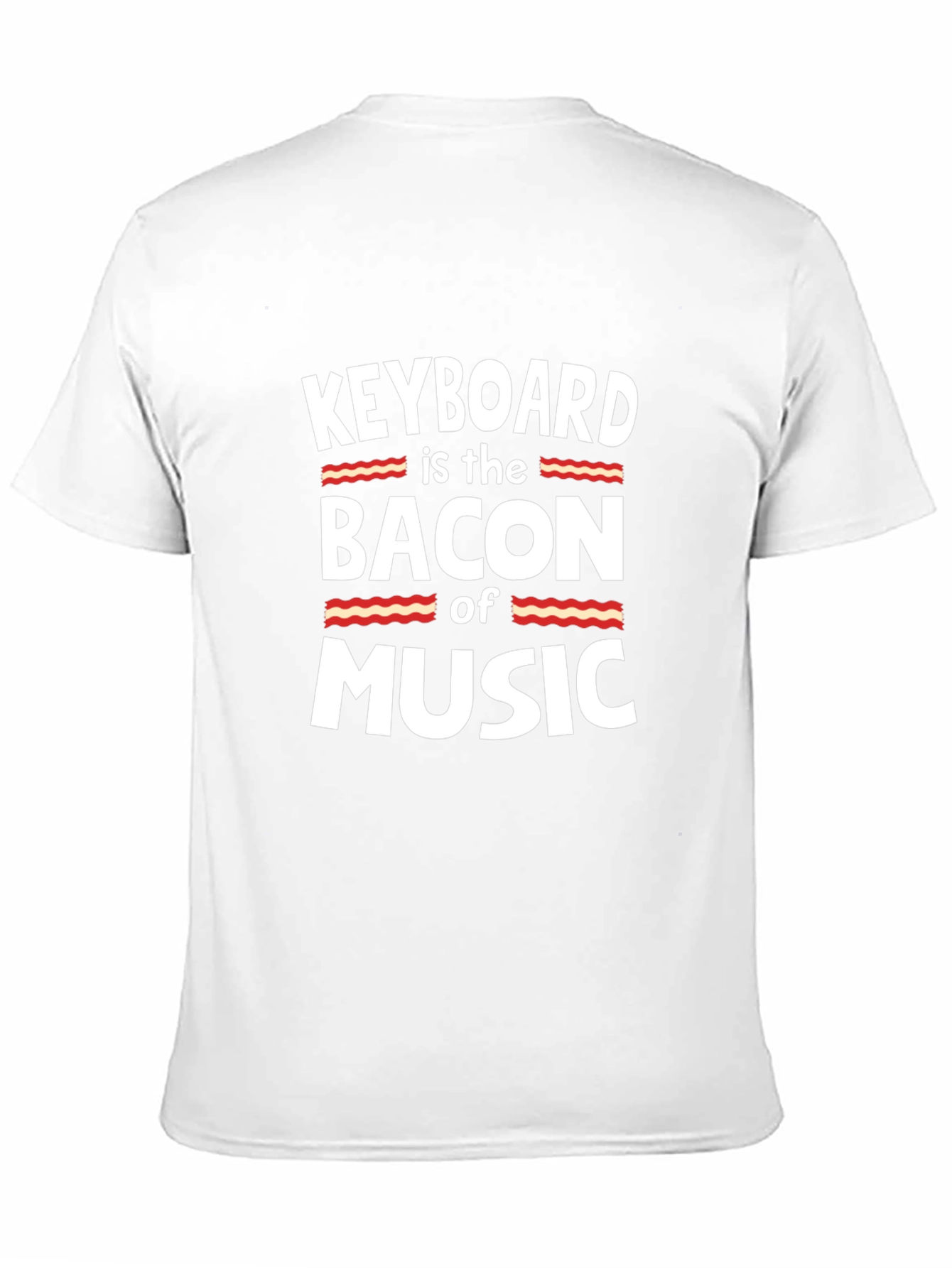 Keyboard is the Bacon of Music Graphic T-Shirt