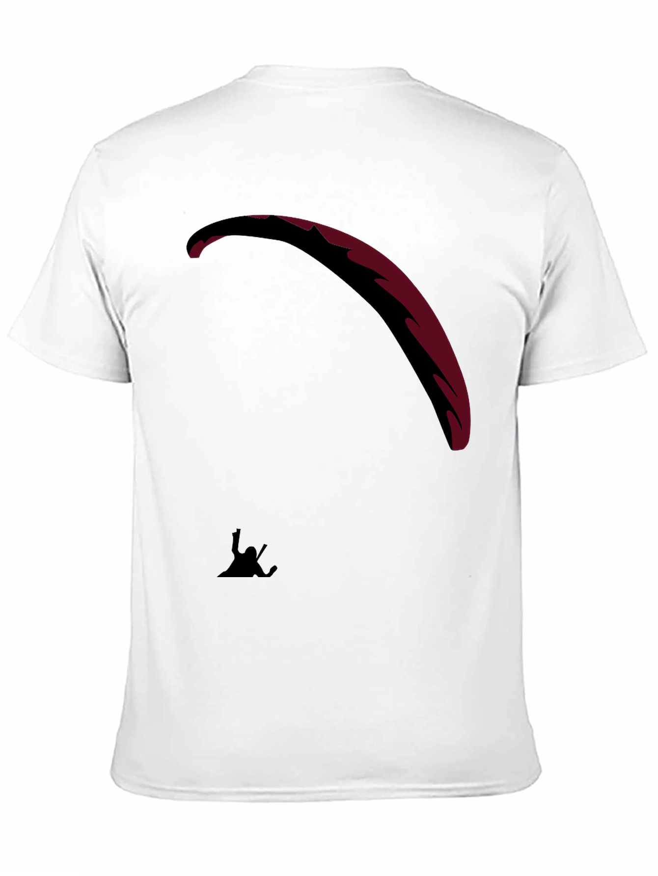 Black Paragliding T-Shirt - Adventure Ready!