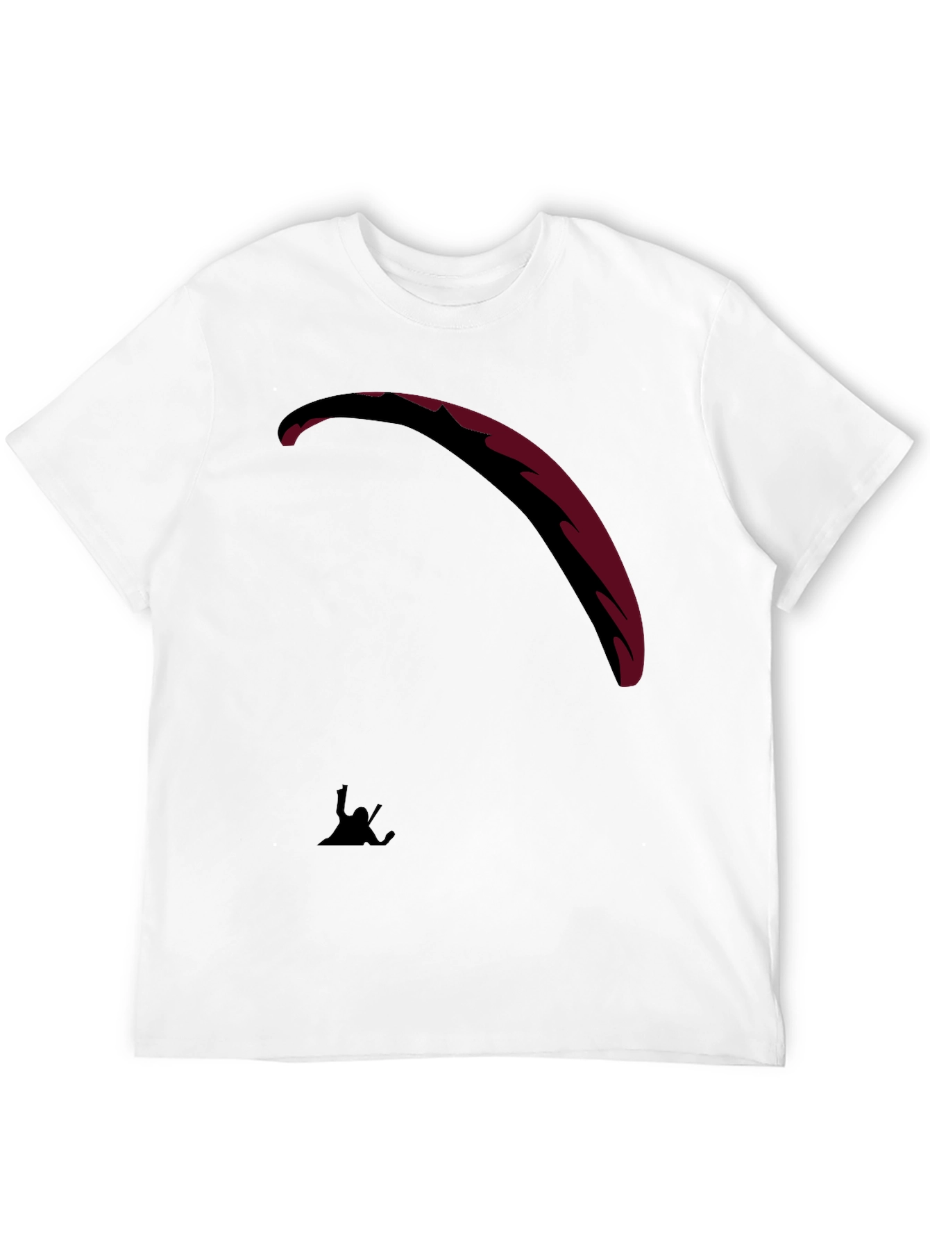 Black Paragliding T-Shirt - Adventure Ready!