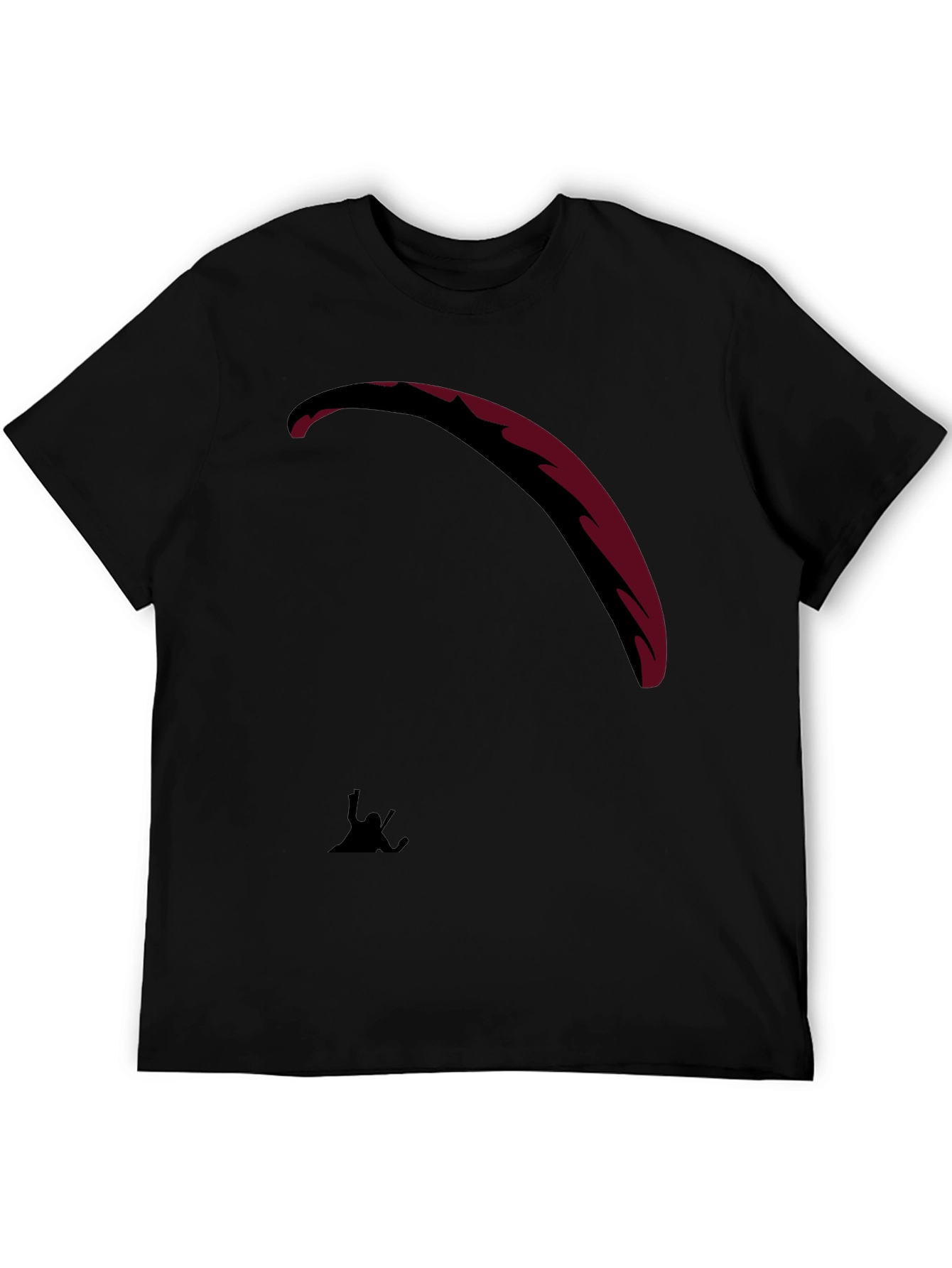 Black Paragliding T-Shirt - Adventure Ready!