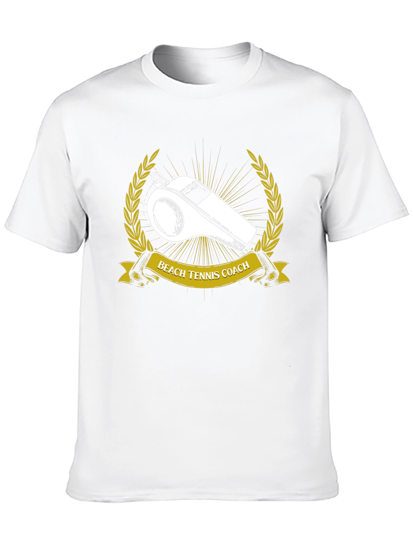 Beach Tennis Coach Whistle Graphic T-Shirt