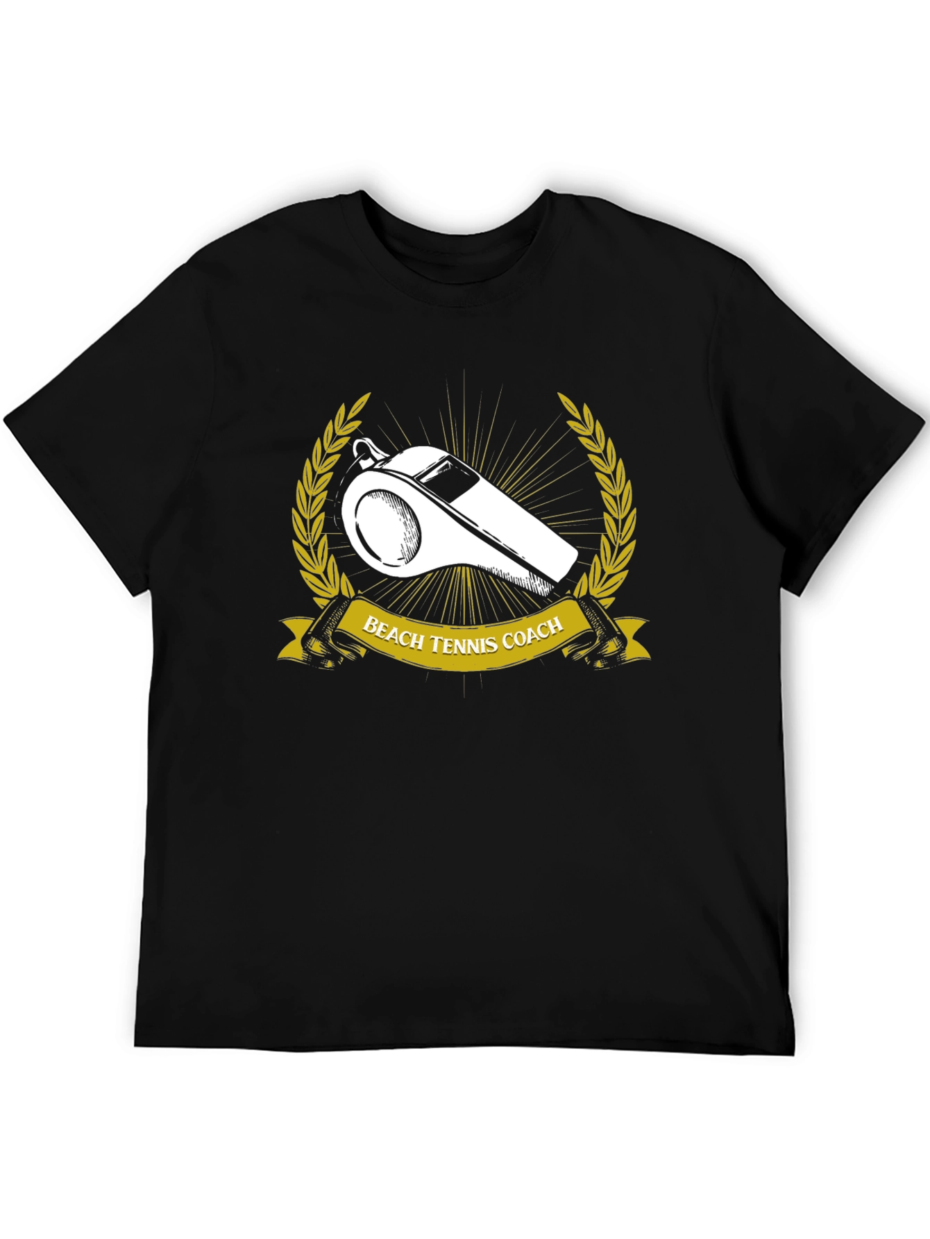 Beach Tennis Coach Whistle Graphic T-Shirt