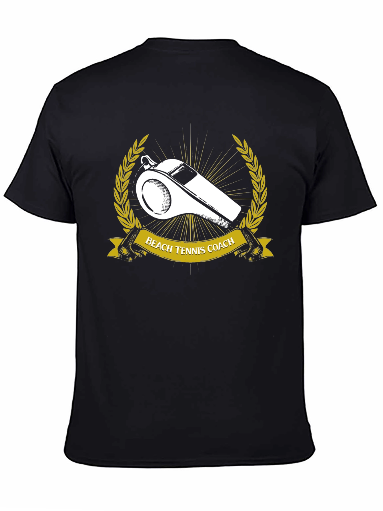 Beach Tennis Coach Whistle Graphic T-Shirt