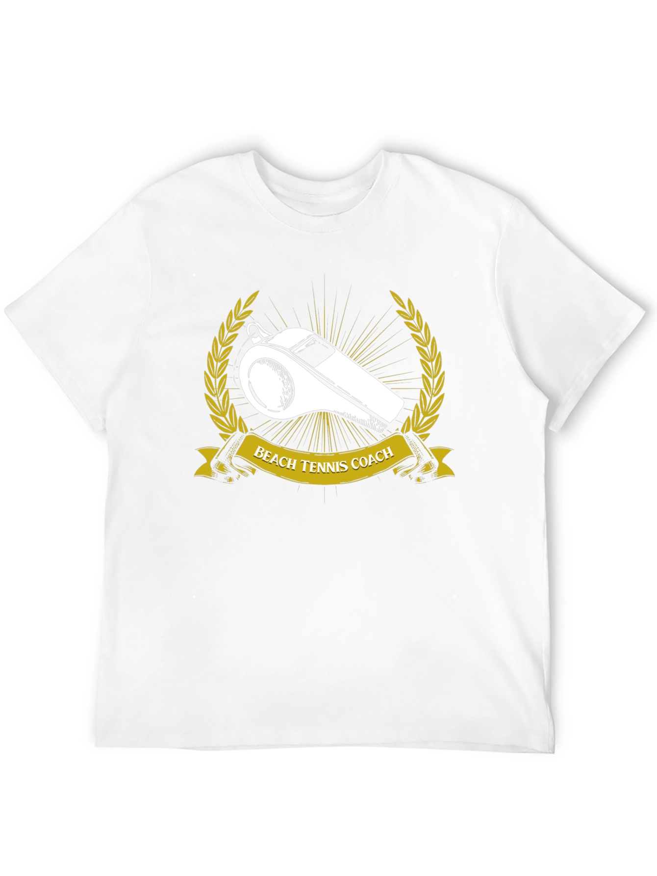 Beach Tennis Coach Whistle Graphic T-Shirt