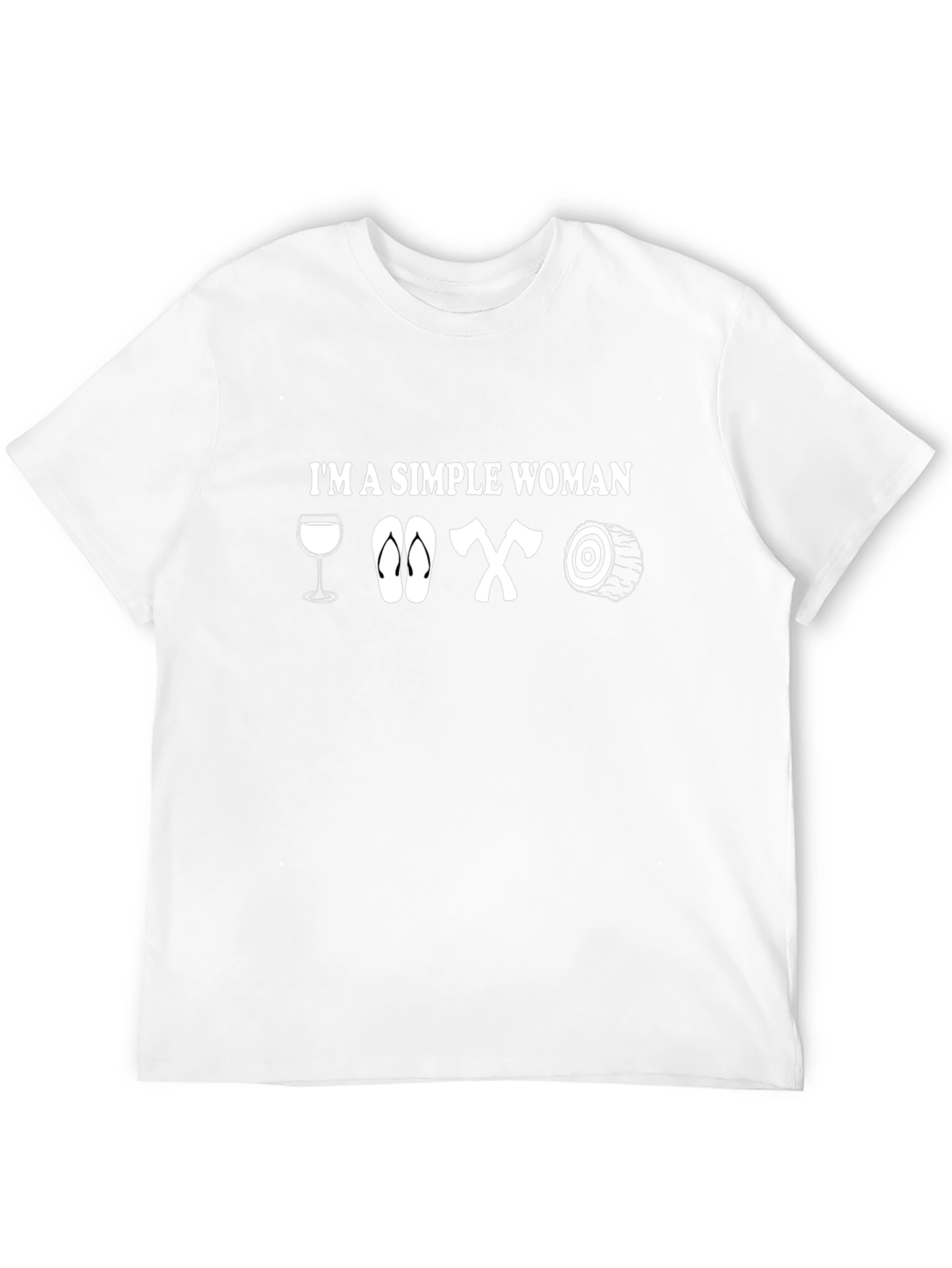 Simple Woman T-Shirt - Wine Flips Axes Target