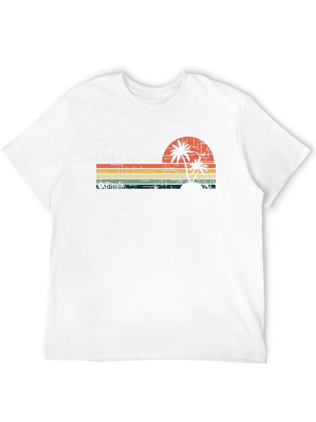 Bitcoin Retirement Plan Graphic Tee - Black