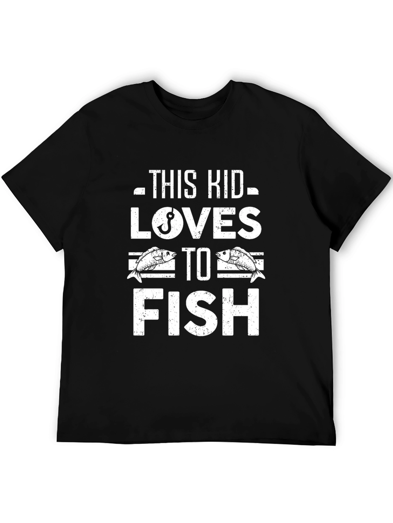 This Kid Loves to Fish Graphic T-Shirt