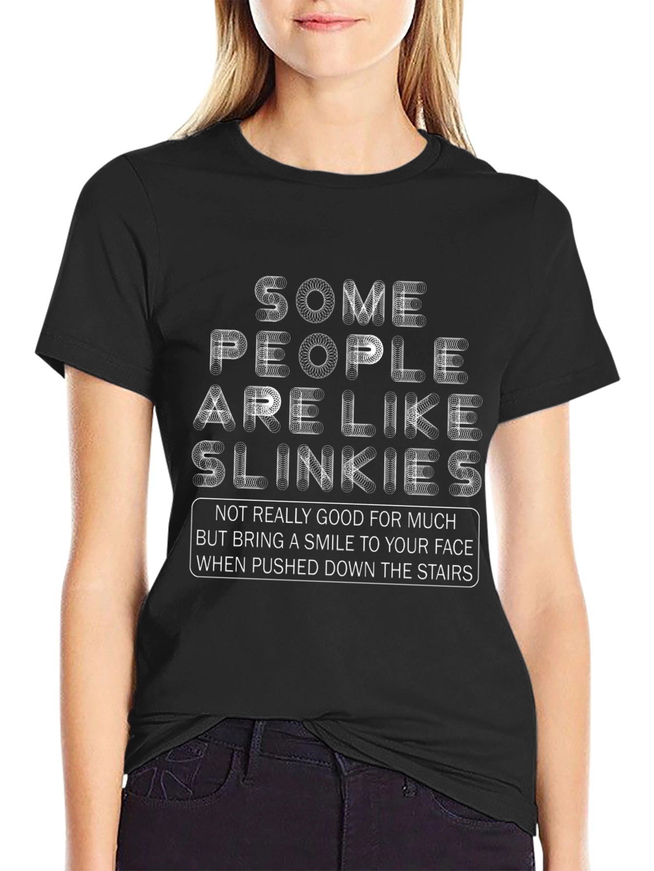 Slinkies Graphic T-Shirt - Funny Humor Tee