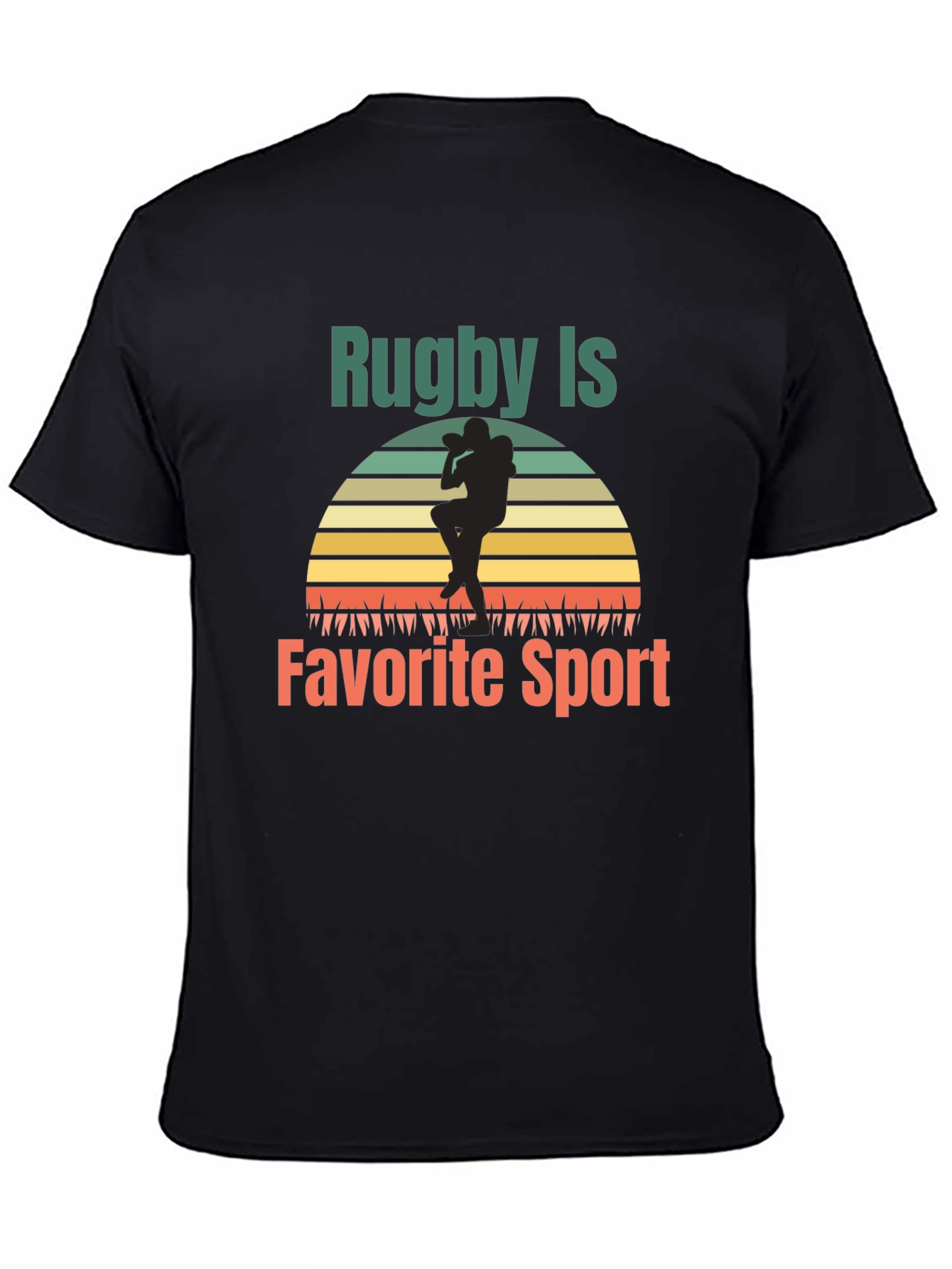 Rugby Is My Favorite Sport Graphic Tee