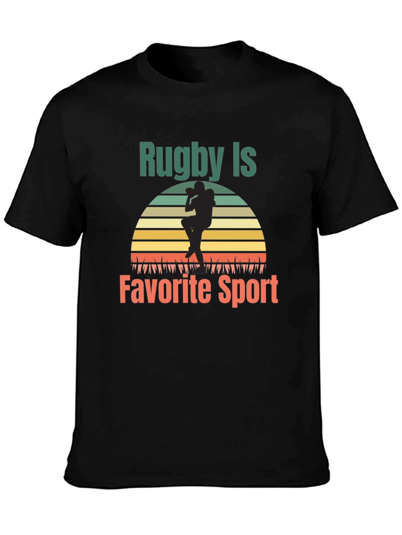 Rugby Is My Favorite Sport Graphic Tee