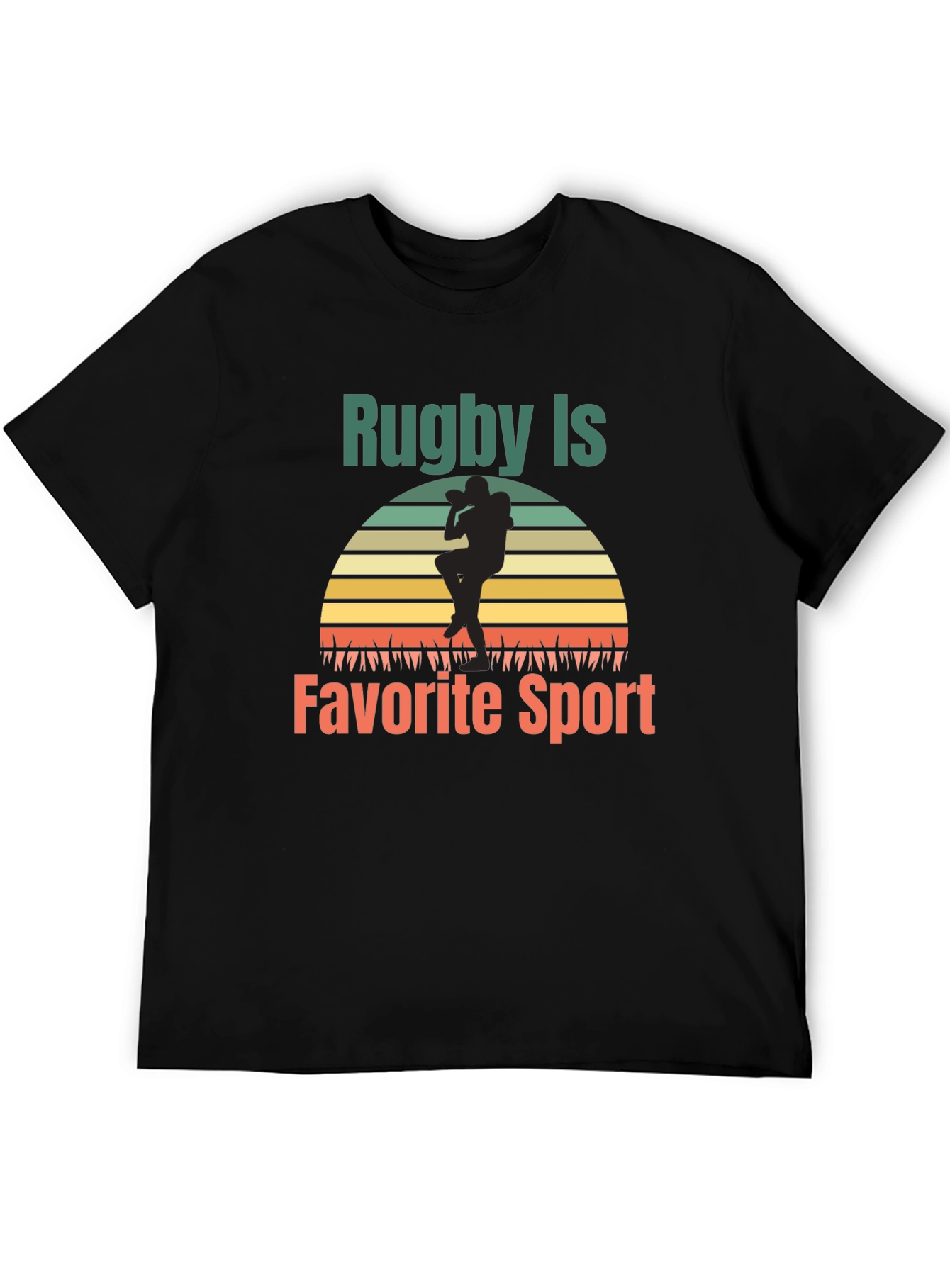 Rugby Is My Favorite Sport Graphic Tee