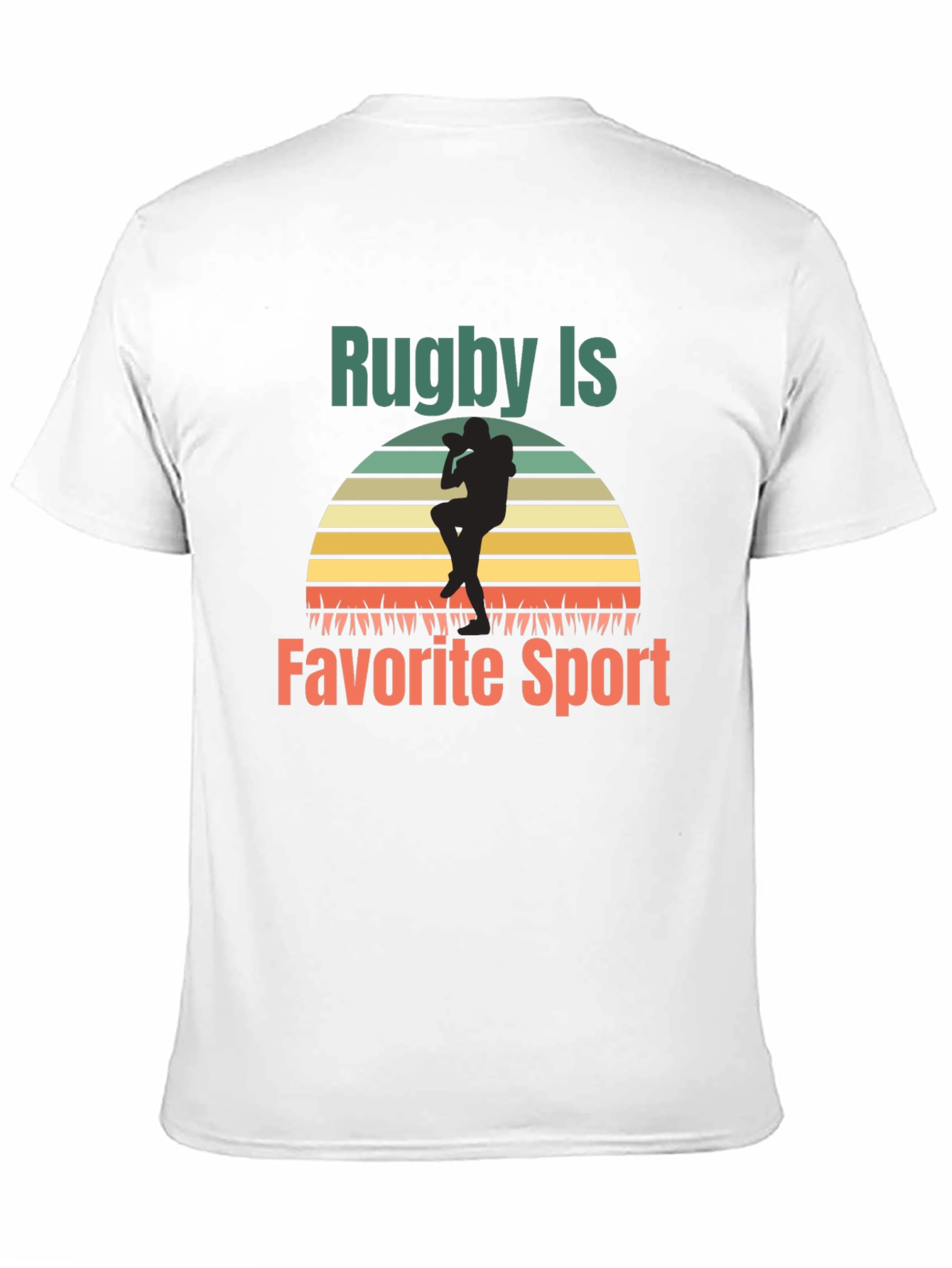 Rugby Is My Favorite Sport Graphic Tee