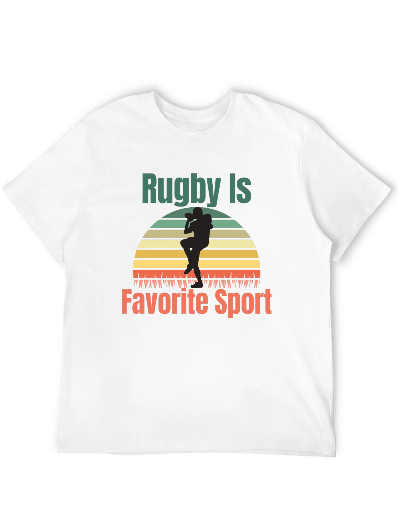 Rugby Is My Favorite Sport Graphic Tee