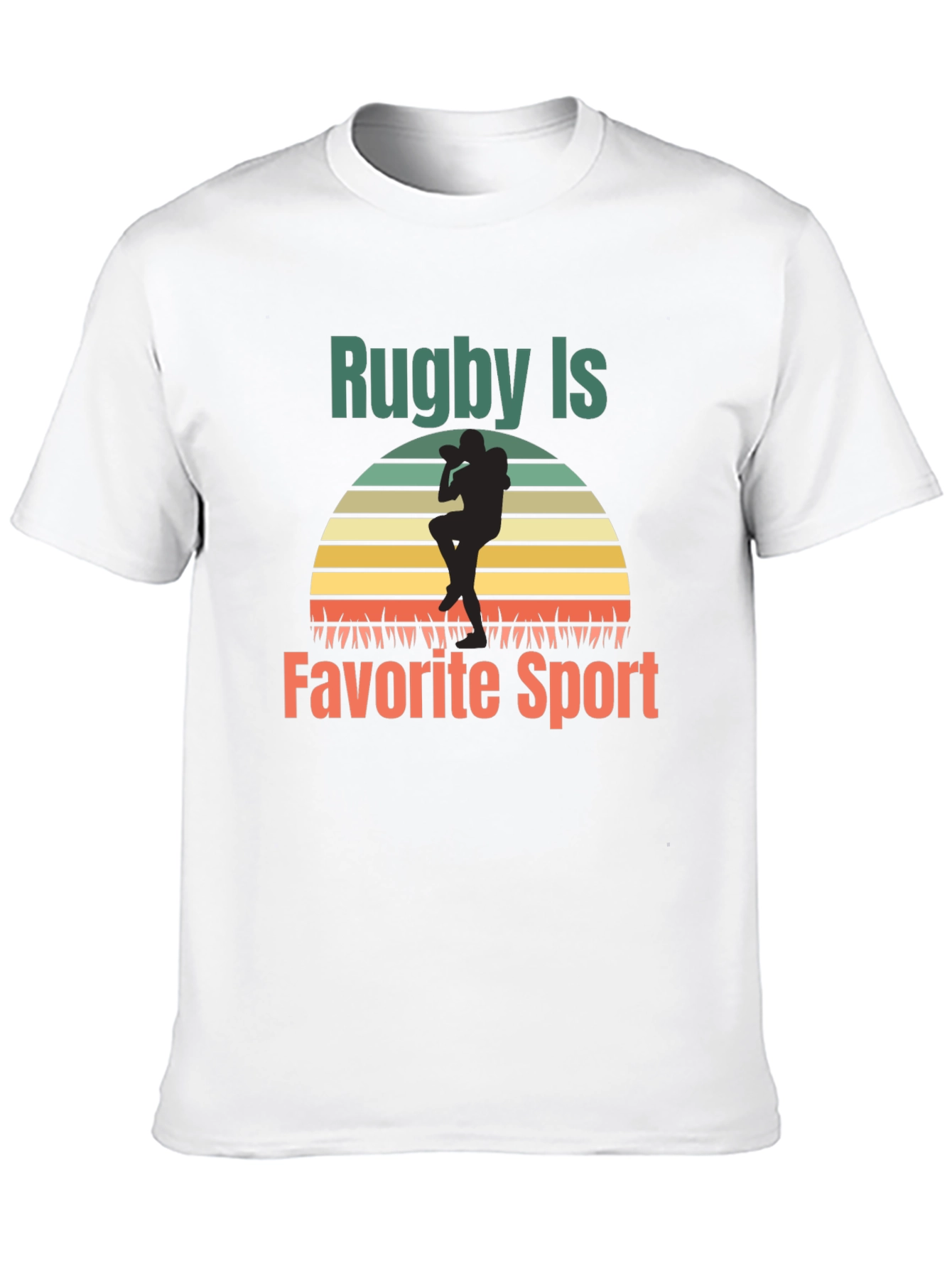 Rugby Is My Favorite Sport Graphic Tee