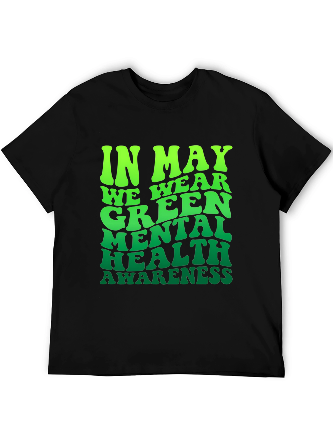 Mental Health Awareness Green Ribbon T-Shirt