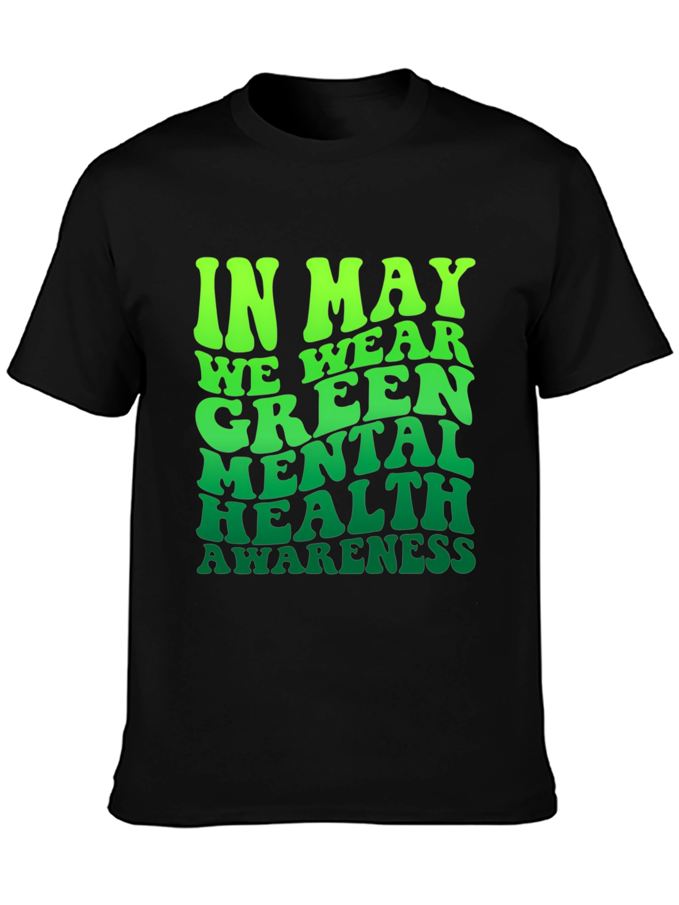 Mental Health Awareness Green Ribbon T-Shirt