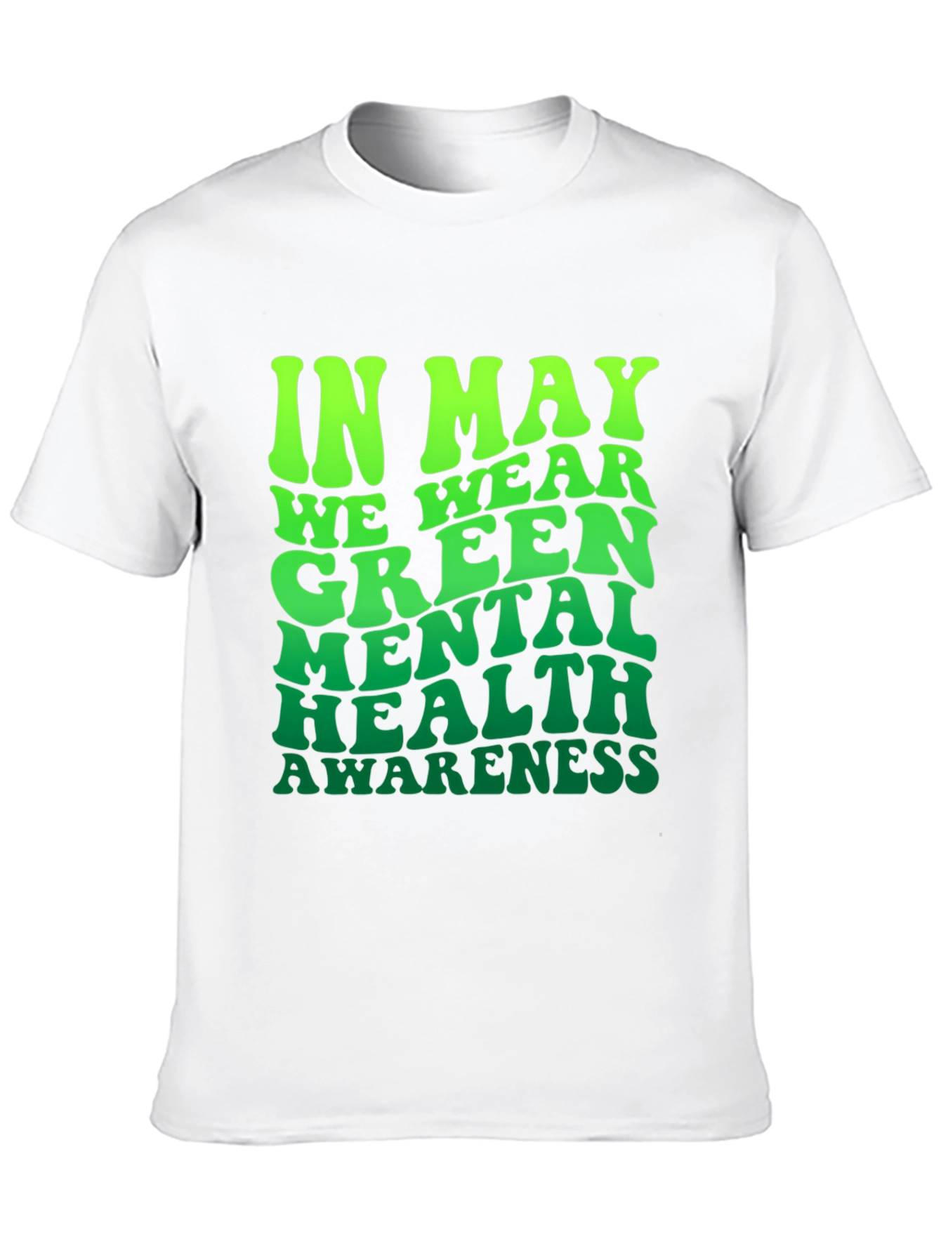 Mental Health Awareness Green Ribbon T-Shirt