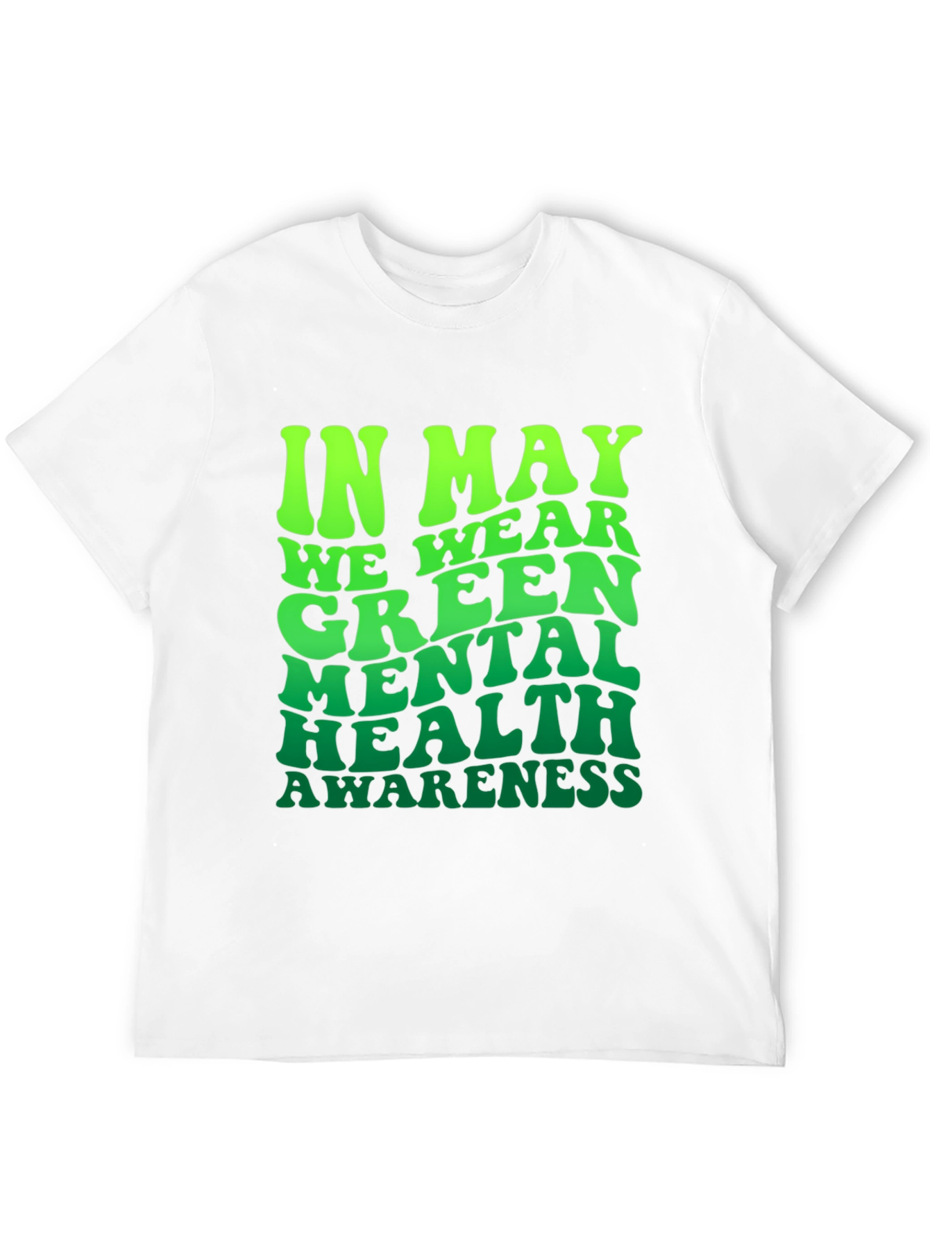 Mental Health Awareness Green Ribbon T-Shirt