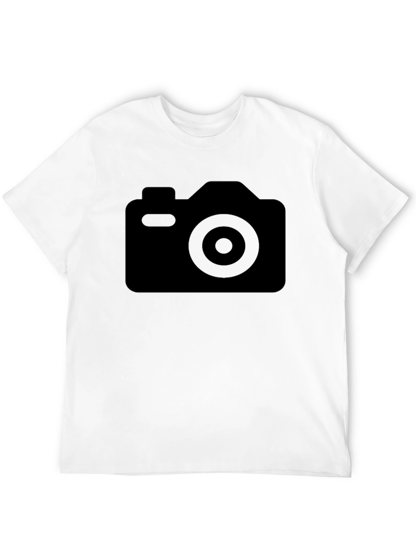 Camera Graphic Black T-Shirt - Modern Style