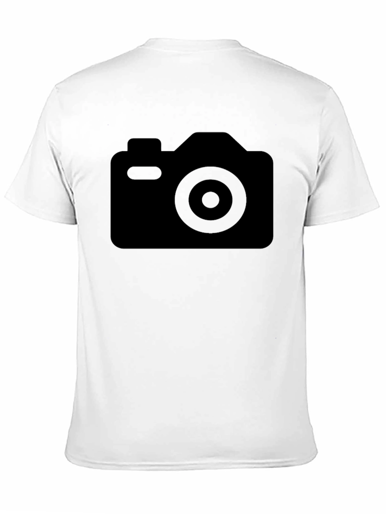 Camera Graphic Black T-Shirt - Modern Style