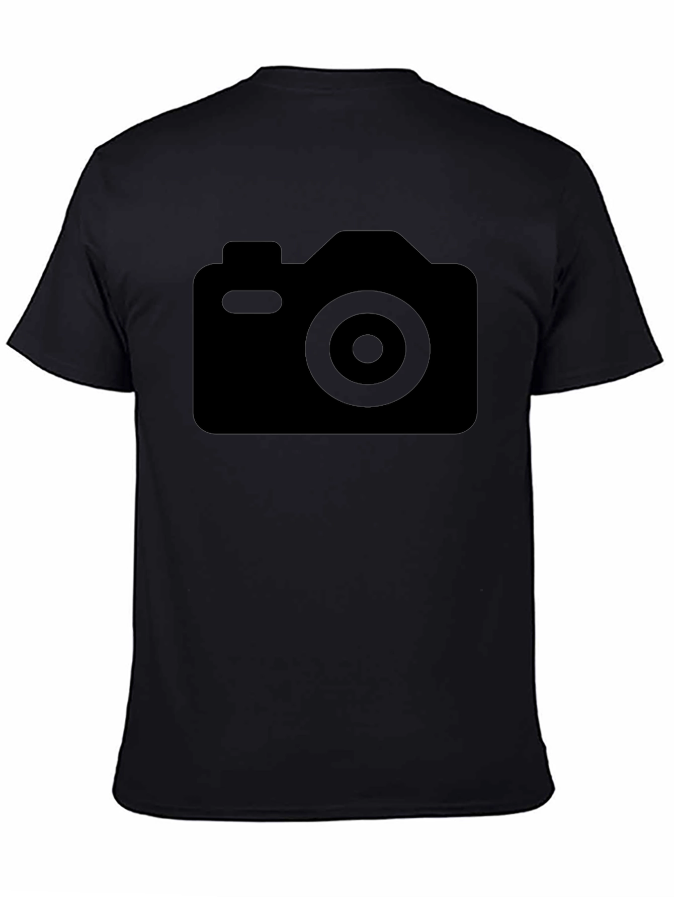 Camera Graphic Black T-Shirt - Modern Style