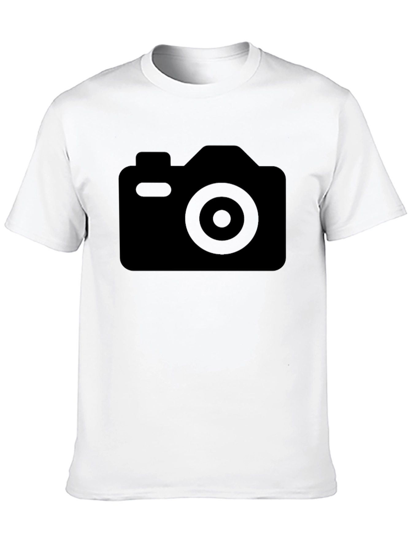 Camera Graphic Black T-Shirt - Modern Style