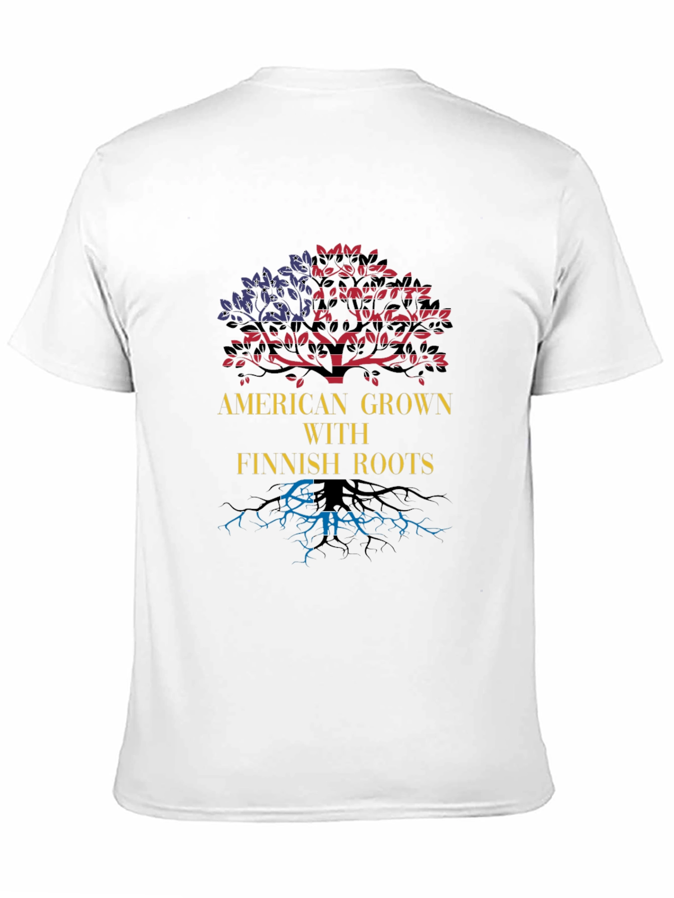 American Grown Finnish Roots Tree T-Shirt