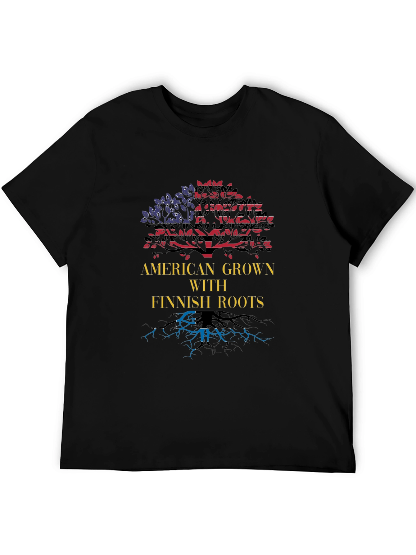 American Grown Finnish Roots Tree T-Shirt