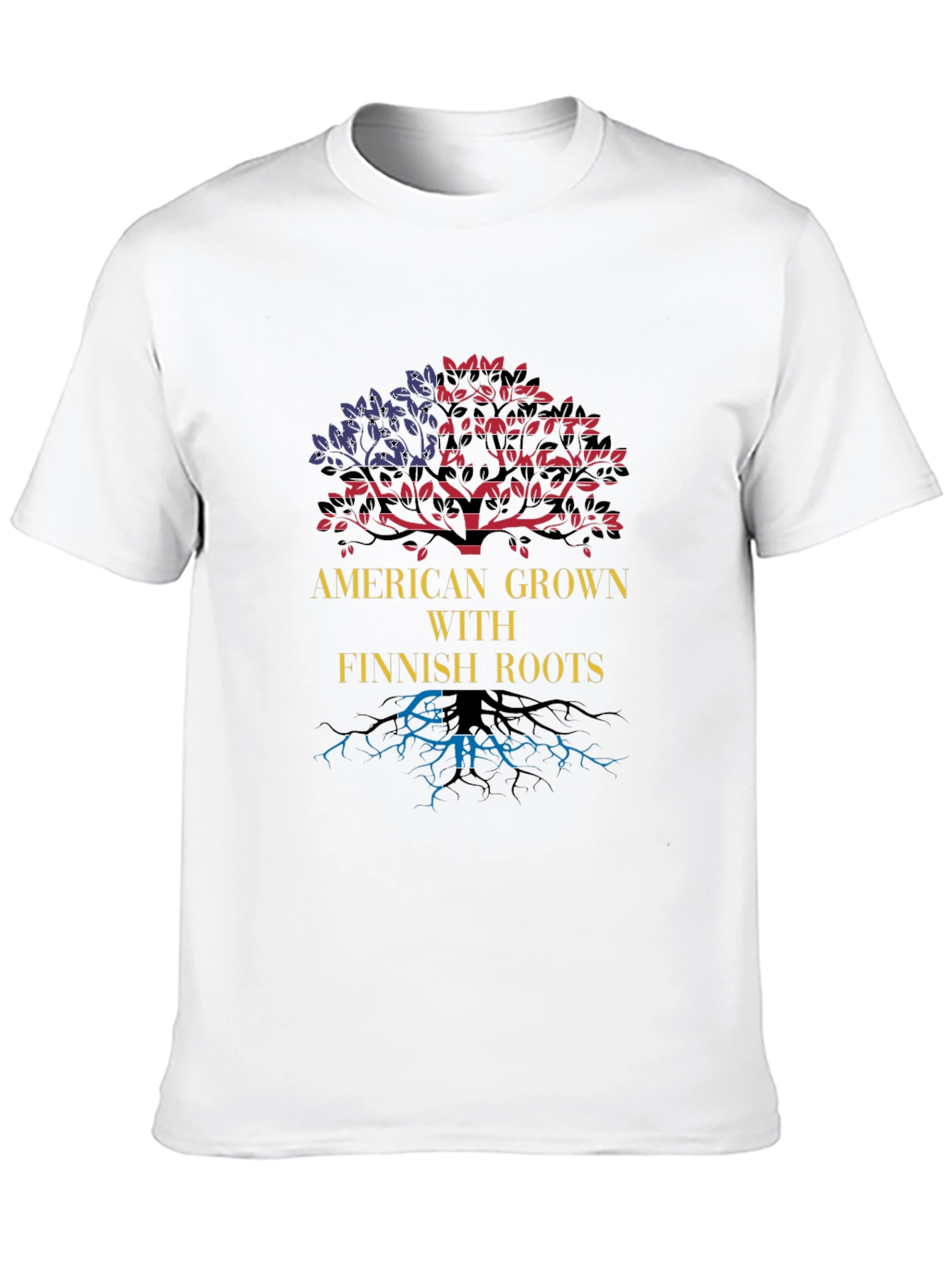 American Grown Finnish Roots Tree T-Shirt