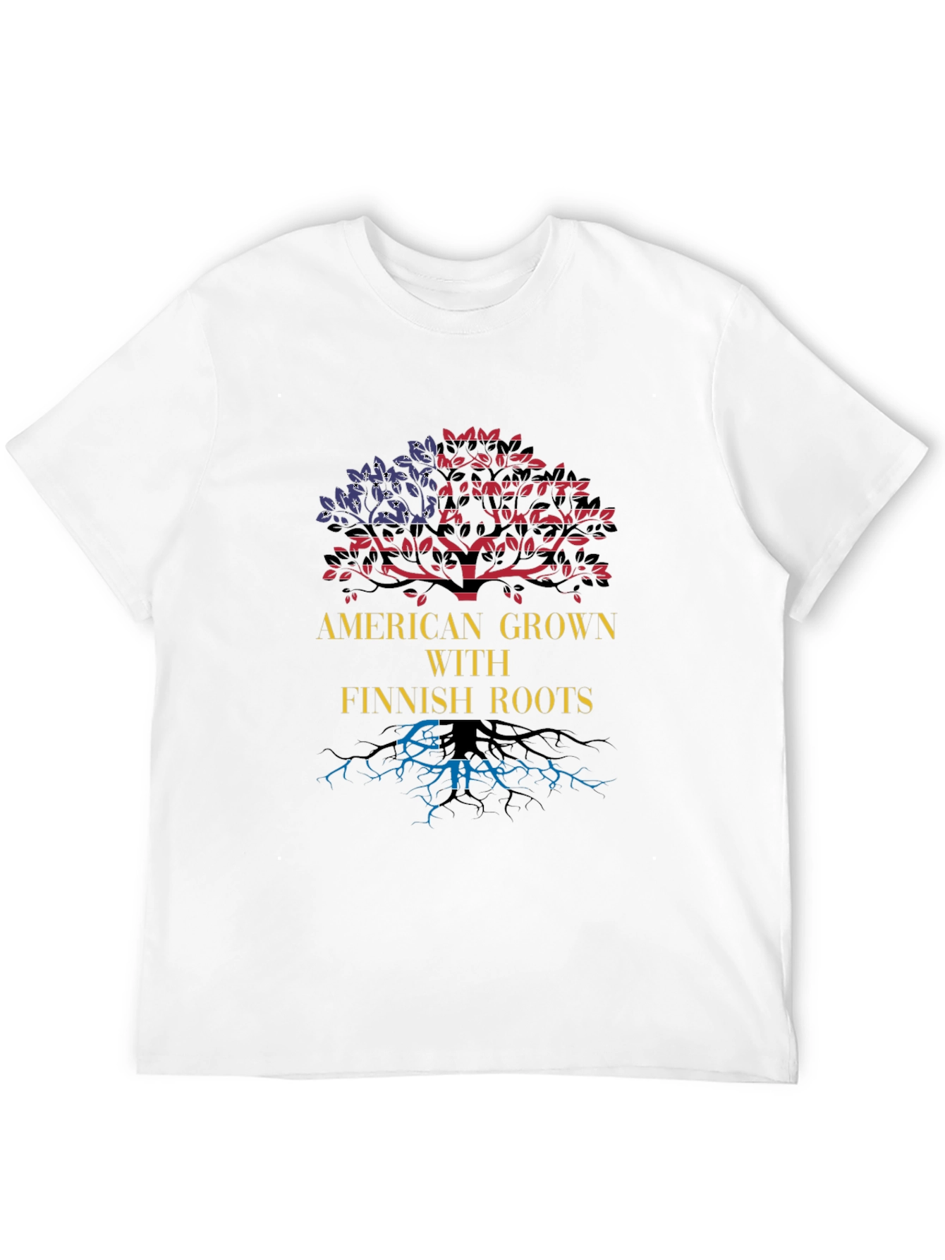 American Grown Finnish Roots Tree T-Shirt
