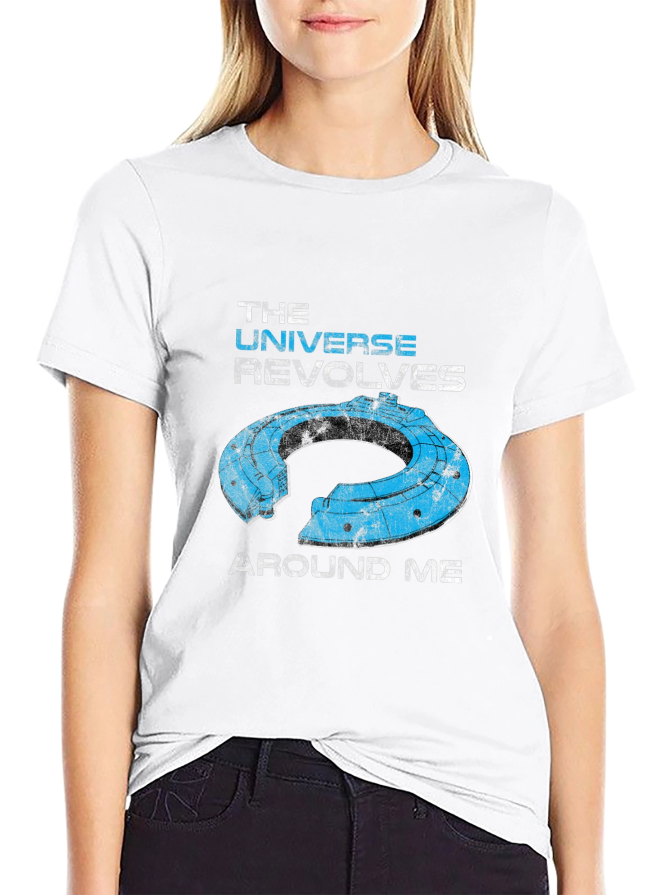 The Universe Revolves Around Me Graphic T-Shirt