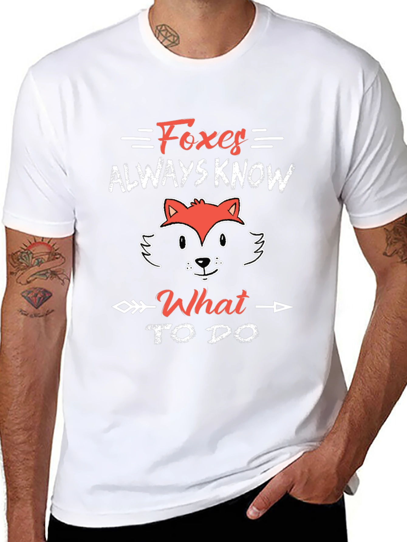 Foxes Always Know T-Shirt - Cute Animal Graphic Tee